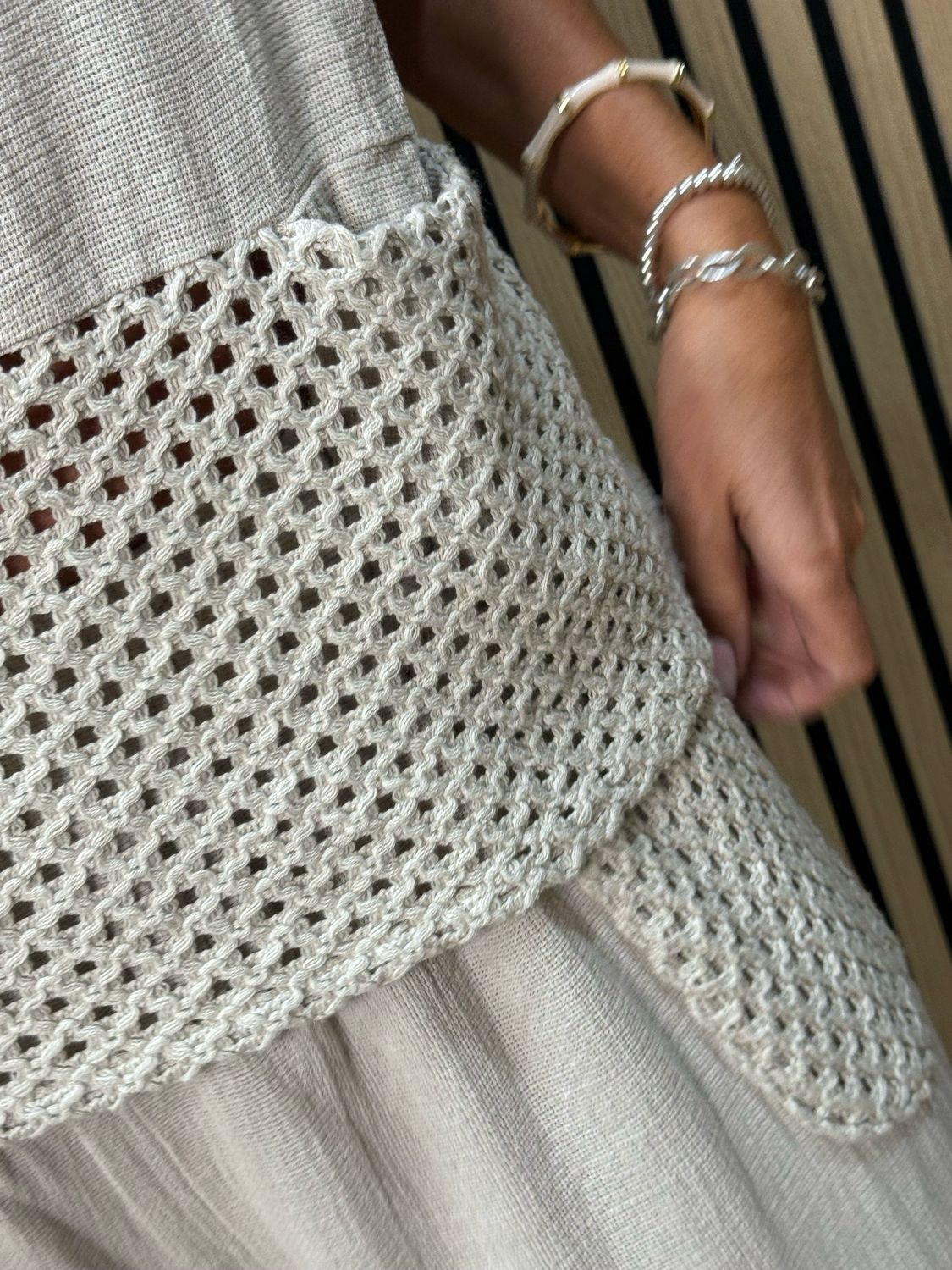 Cotton Trouser Suit - Taupe