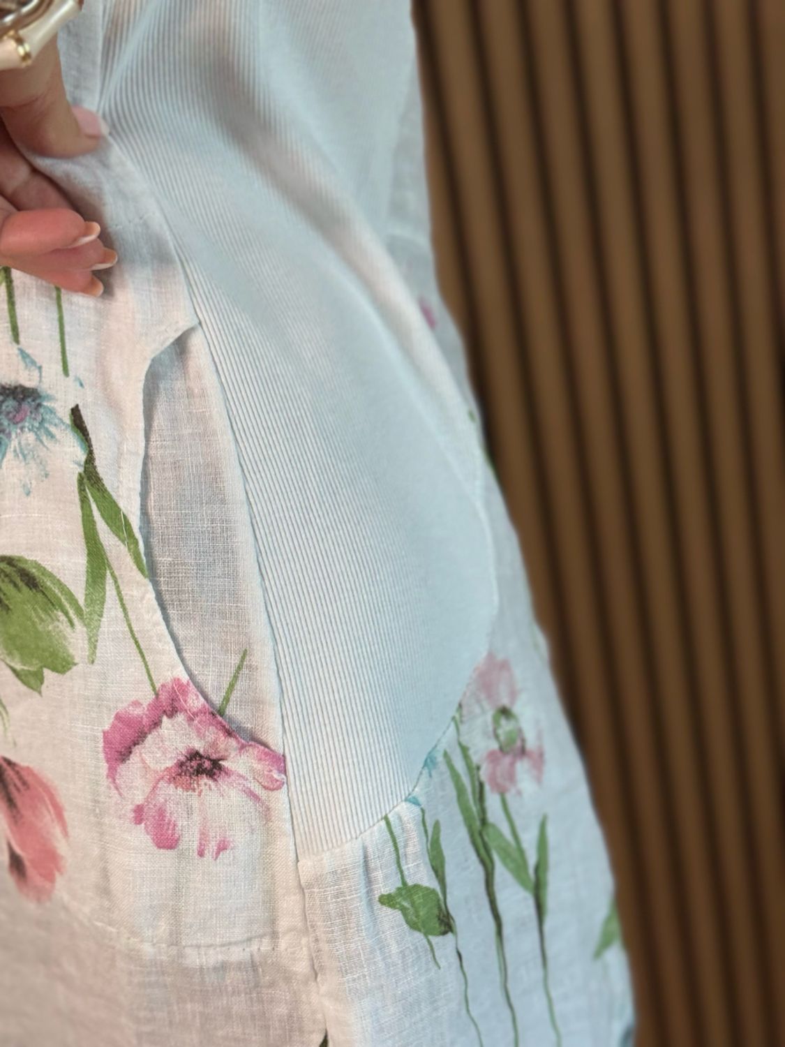 Floral Summer Dress - White