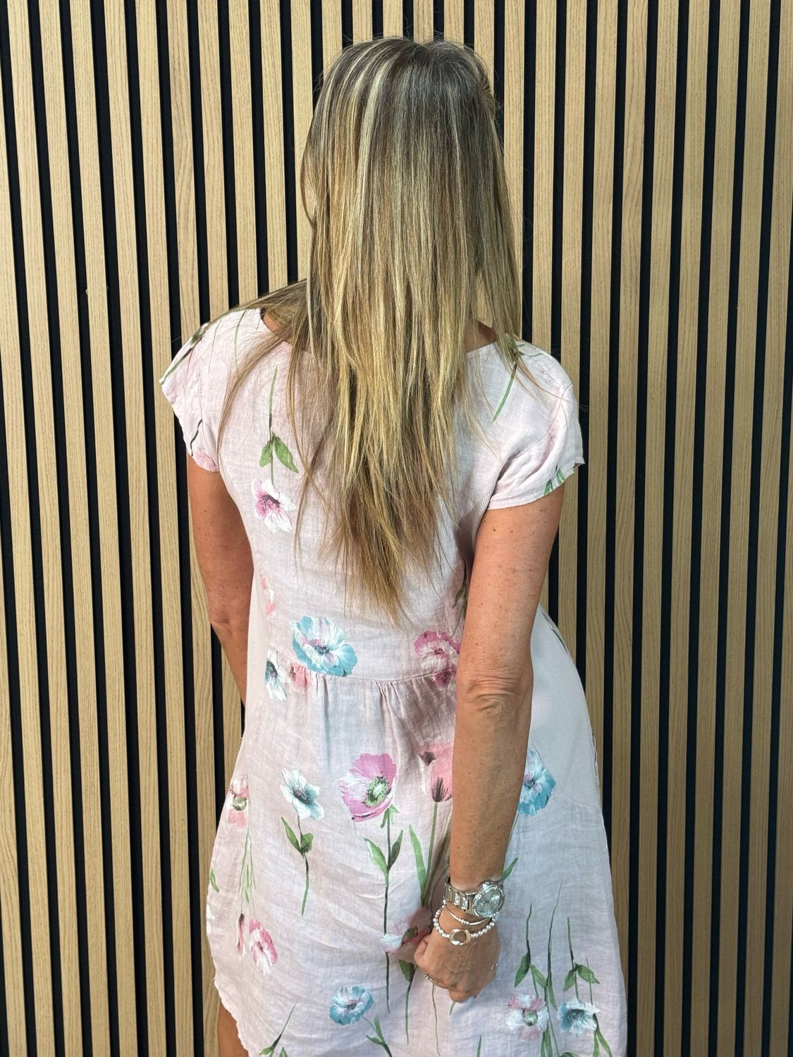 Floral Summer Dress - Pink