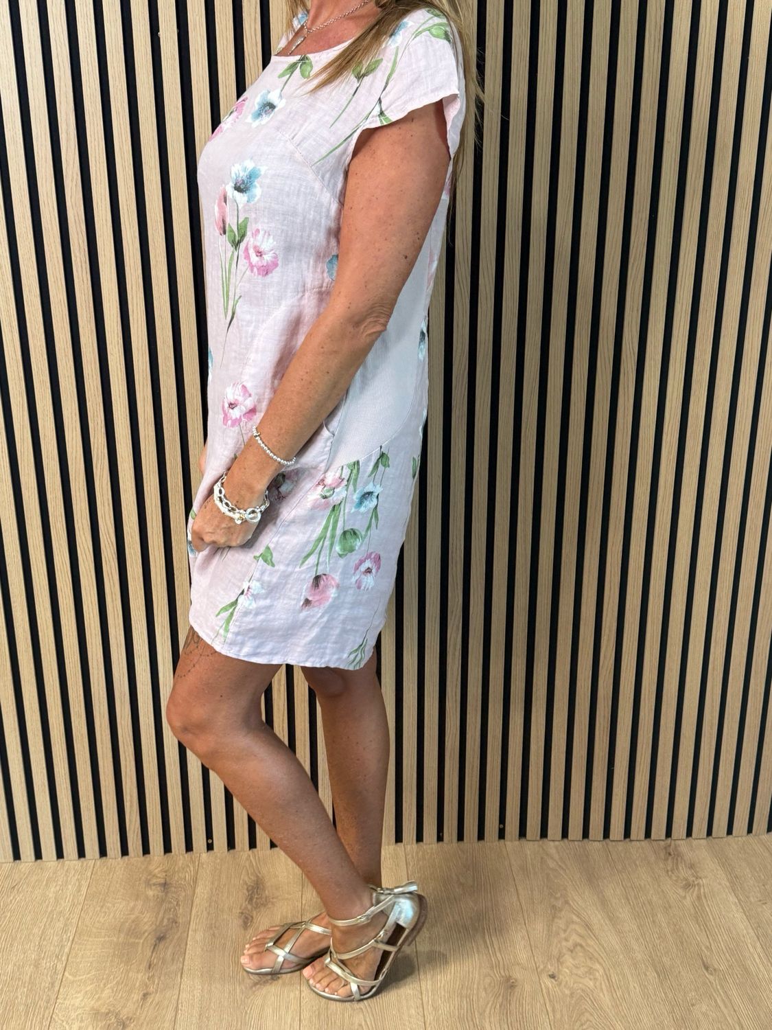 Floral Summer Dress - Pink