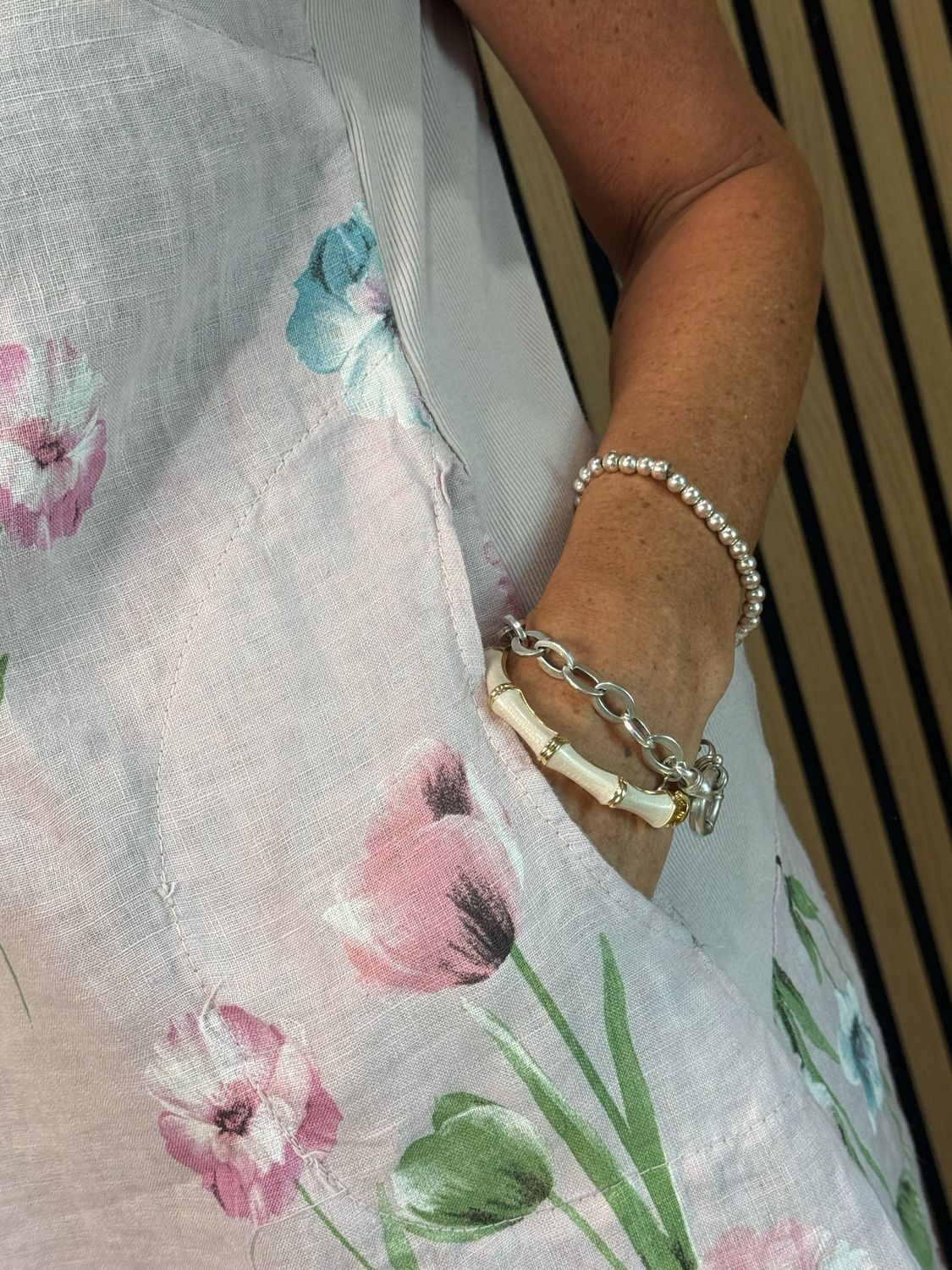 Floral Summer Dress - Pink