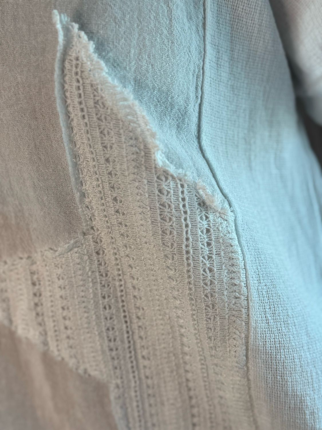 Star Detail Top - White