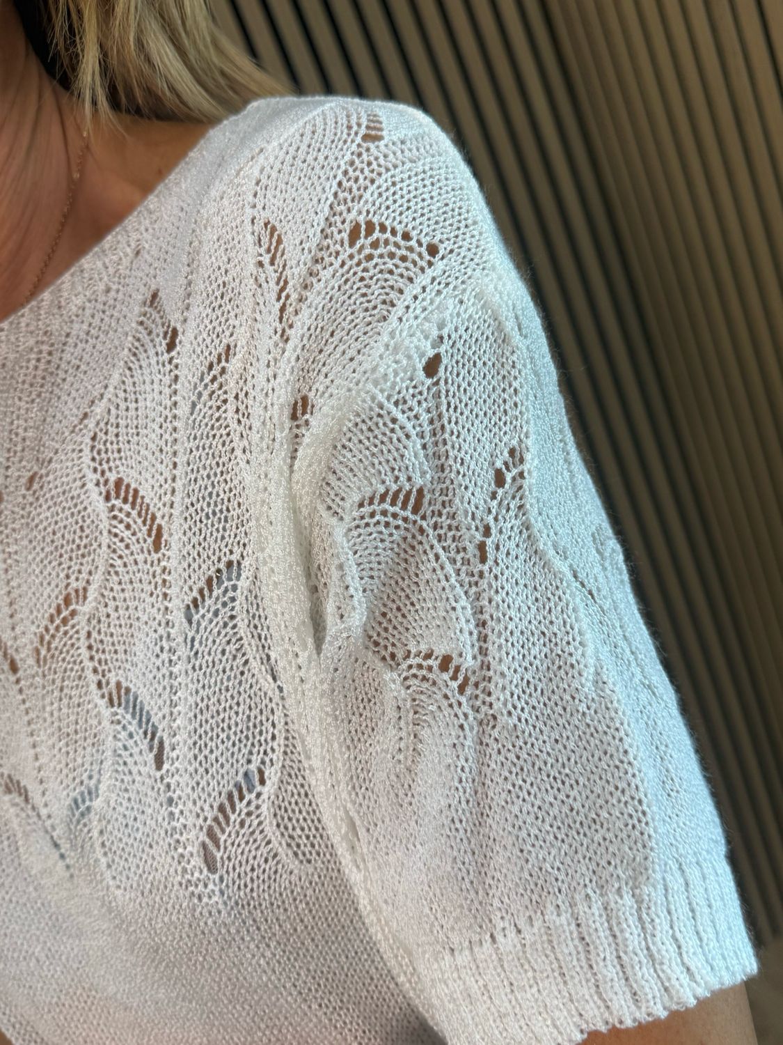 Lightweight Knit Top - White