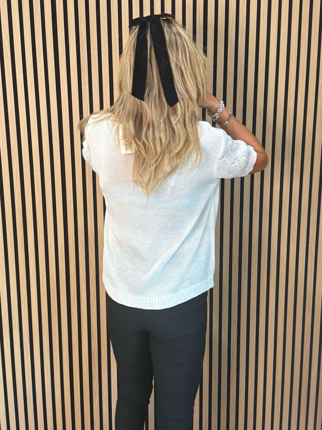 Lightweight Knit Top - White