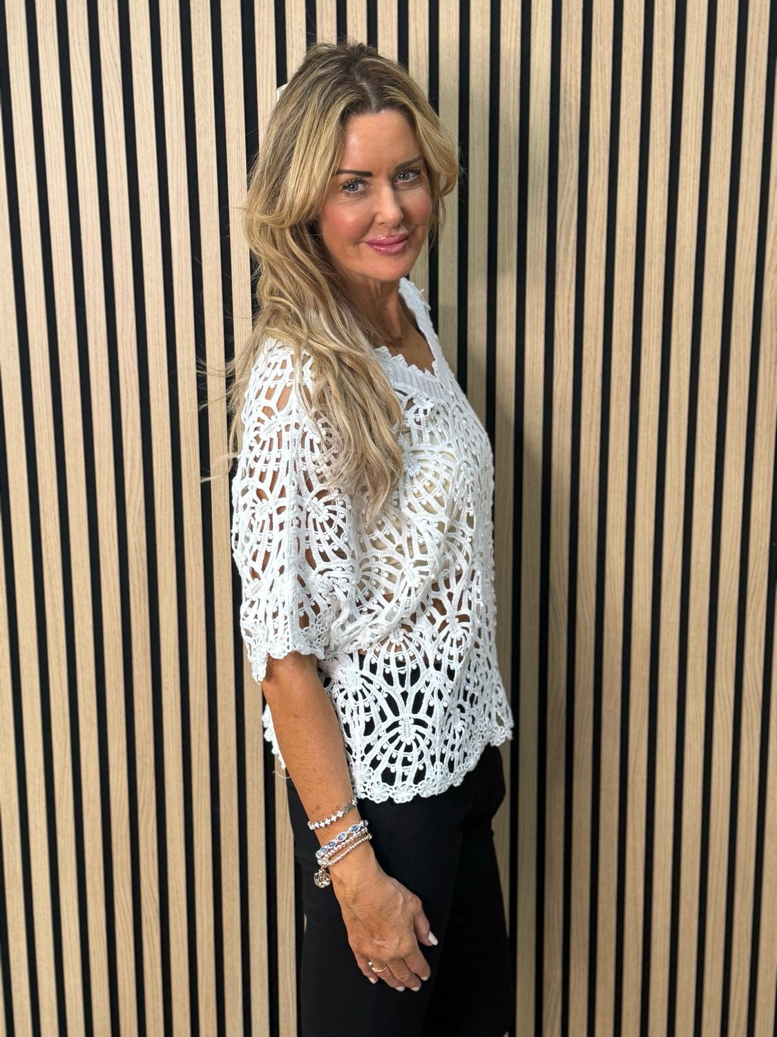 Crochet Lace top - White