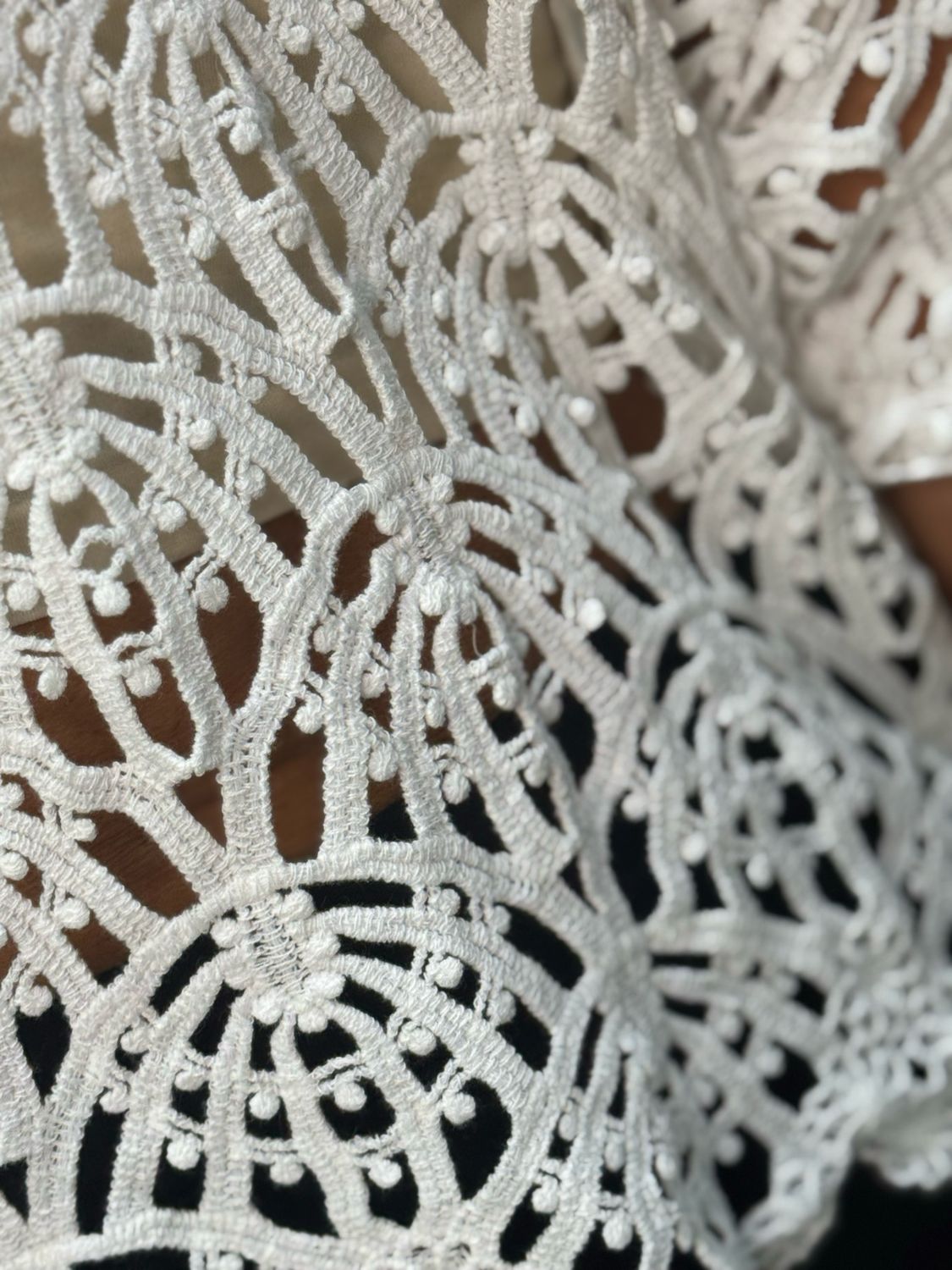 Crochet Lace top - White