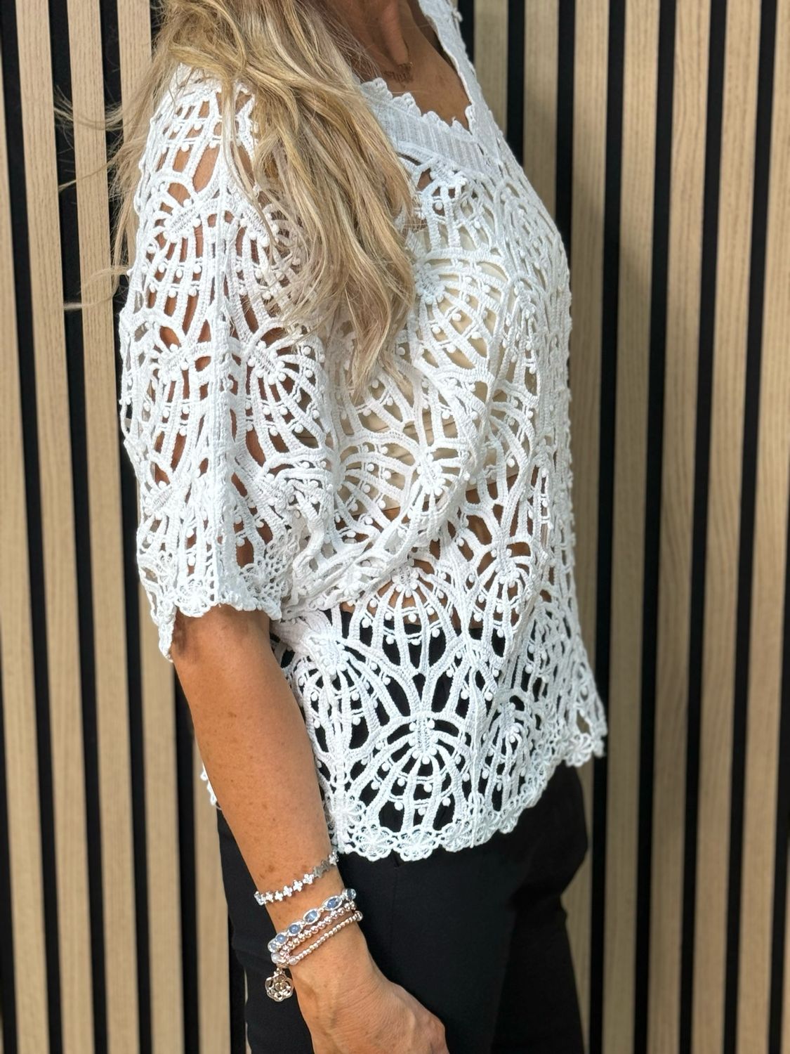 Crochet Lace top - White