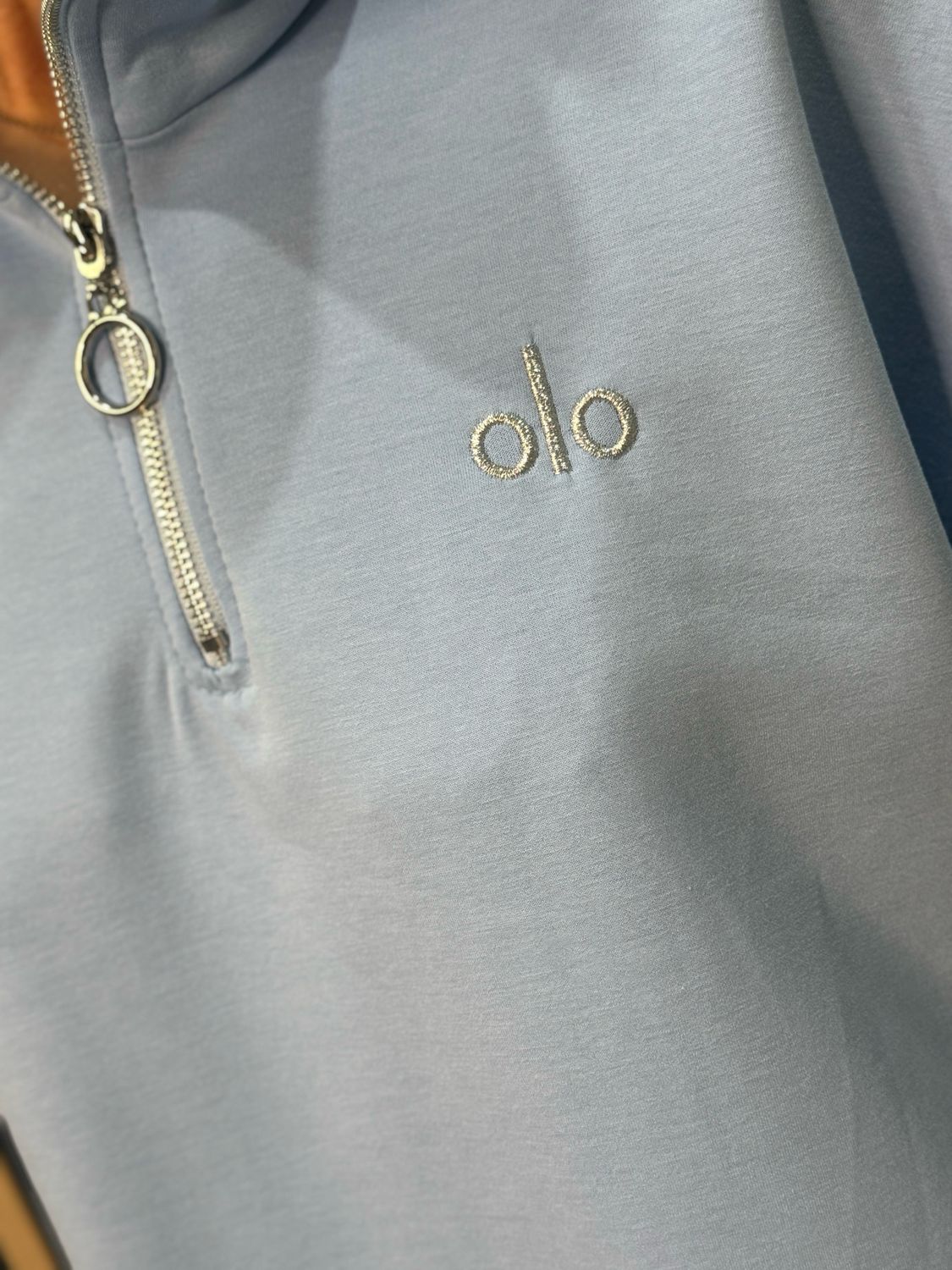 Zip Neck Co-Ord Set - Baby Blue