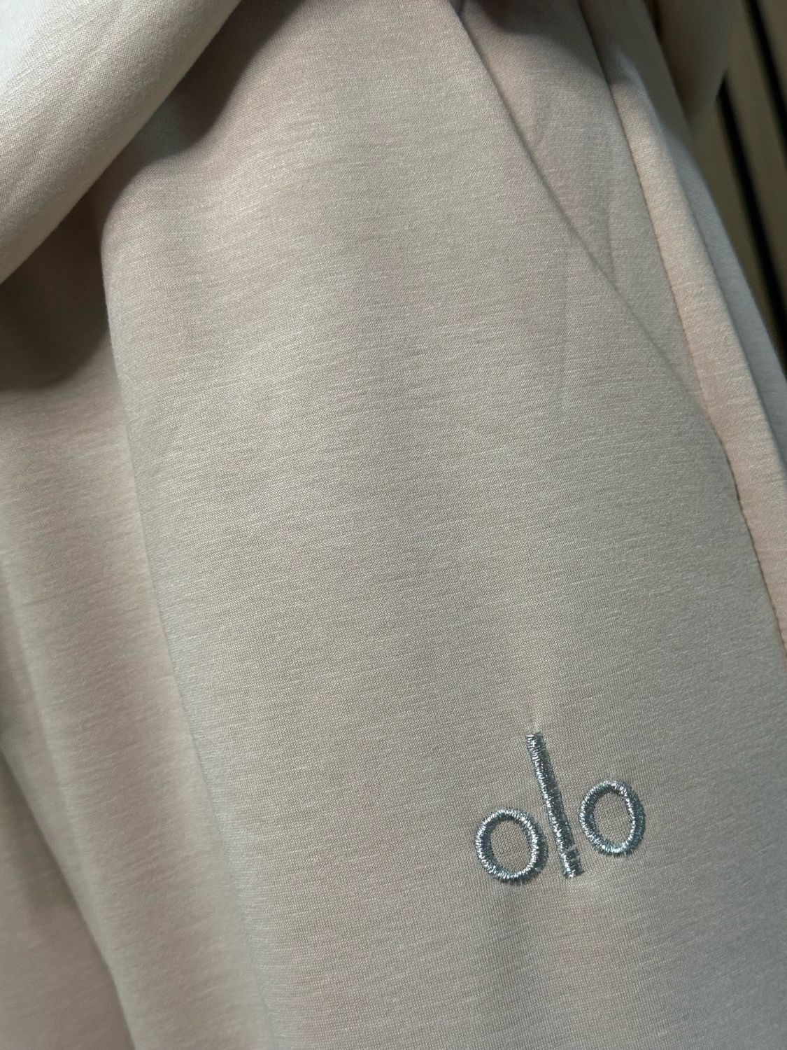 Zip Neck Co-Ord Set - Beige