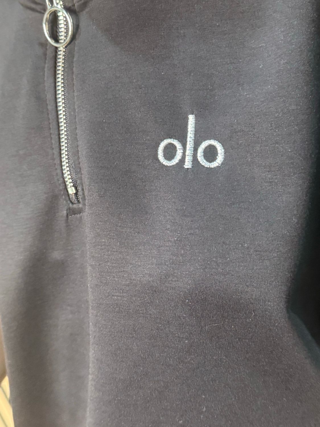 Zip Neck Co-Ord Set - Black