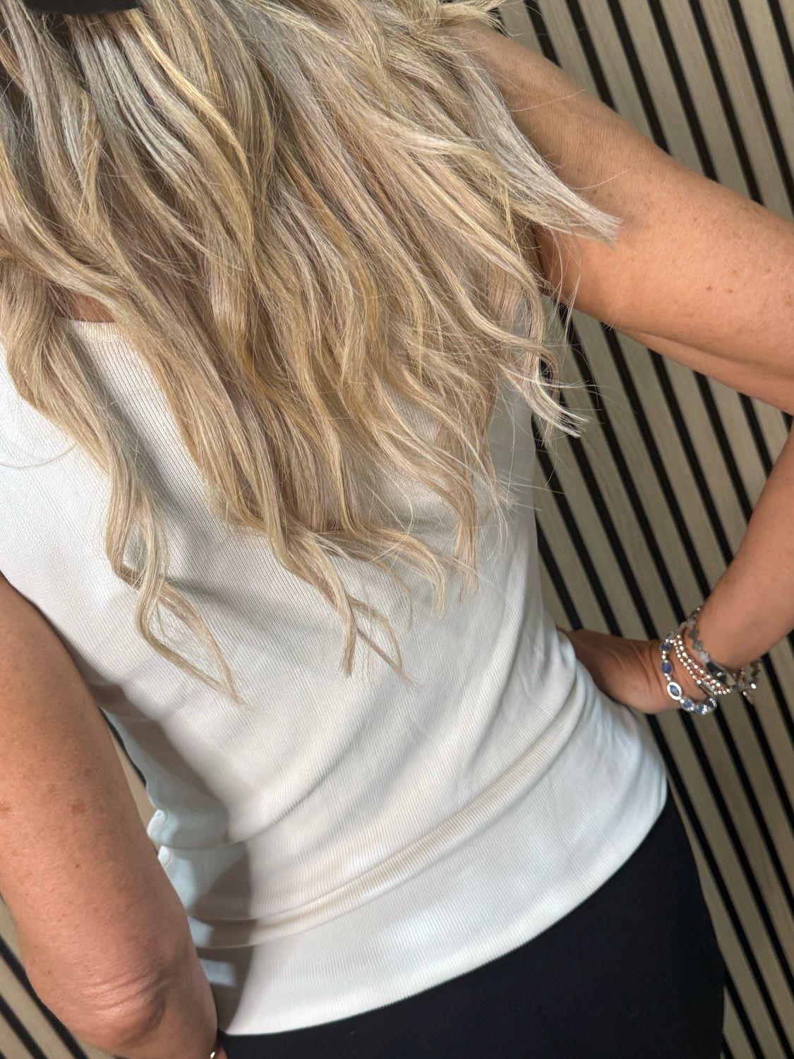 Diamanté Sleeveless Top - Cream