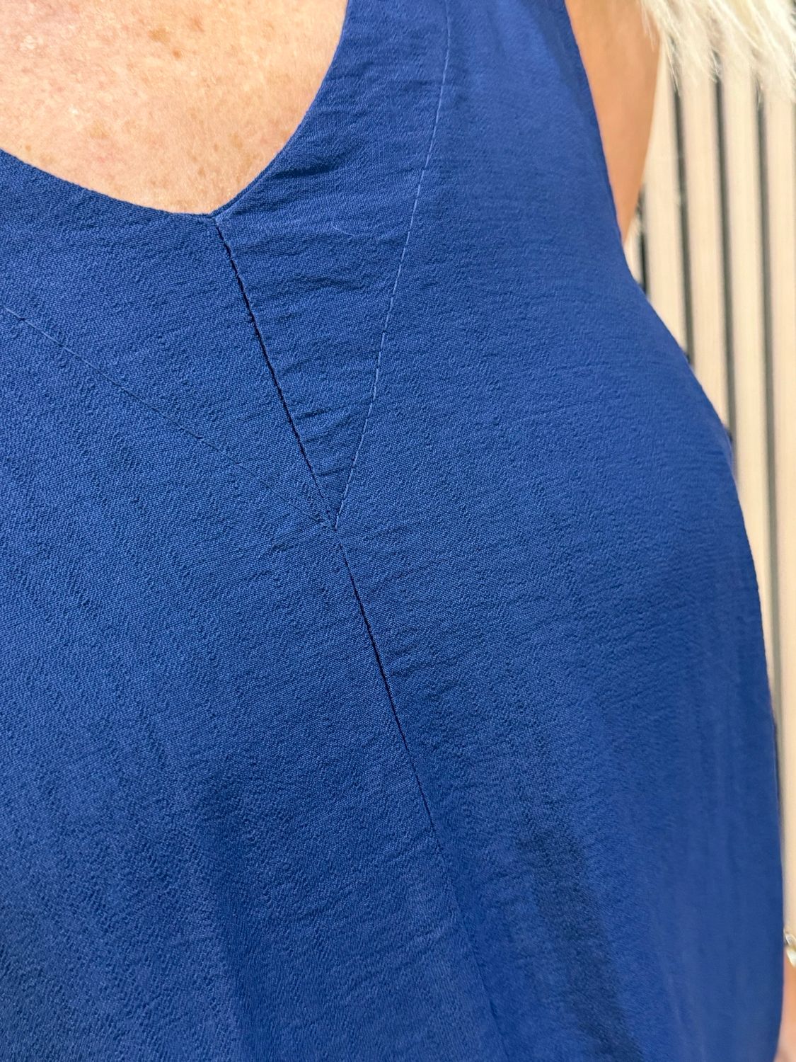 Easy Flow Midi Dress - Navy