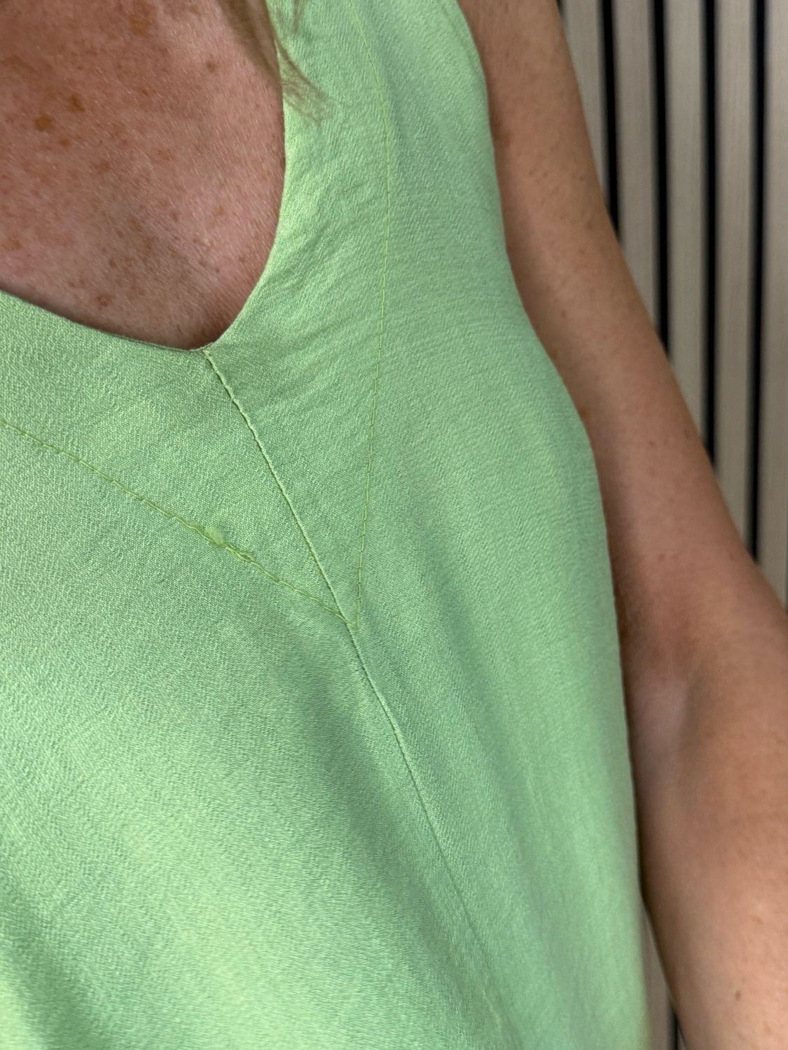 Easy Flow Midi Dress - Lime