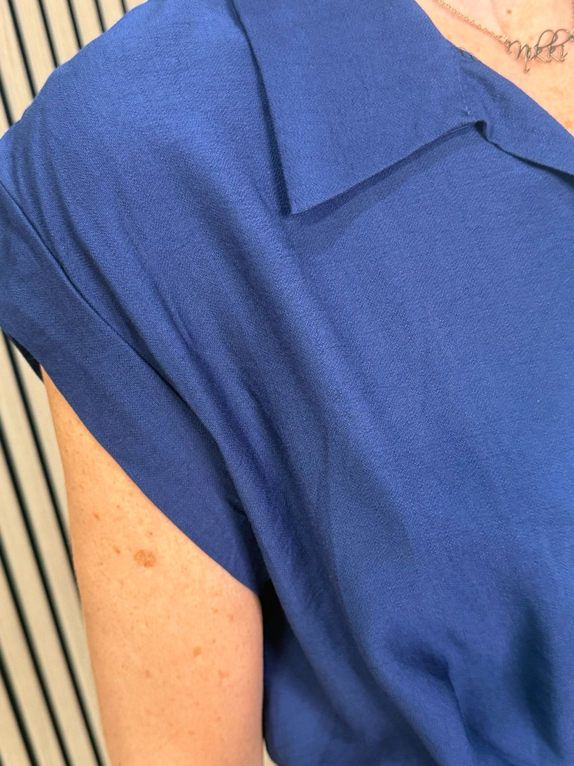 Luna Wide Leg Jumpsuit - Navy