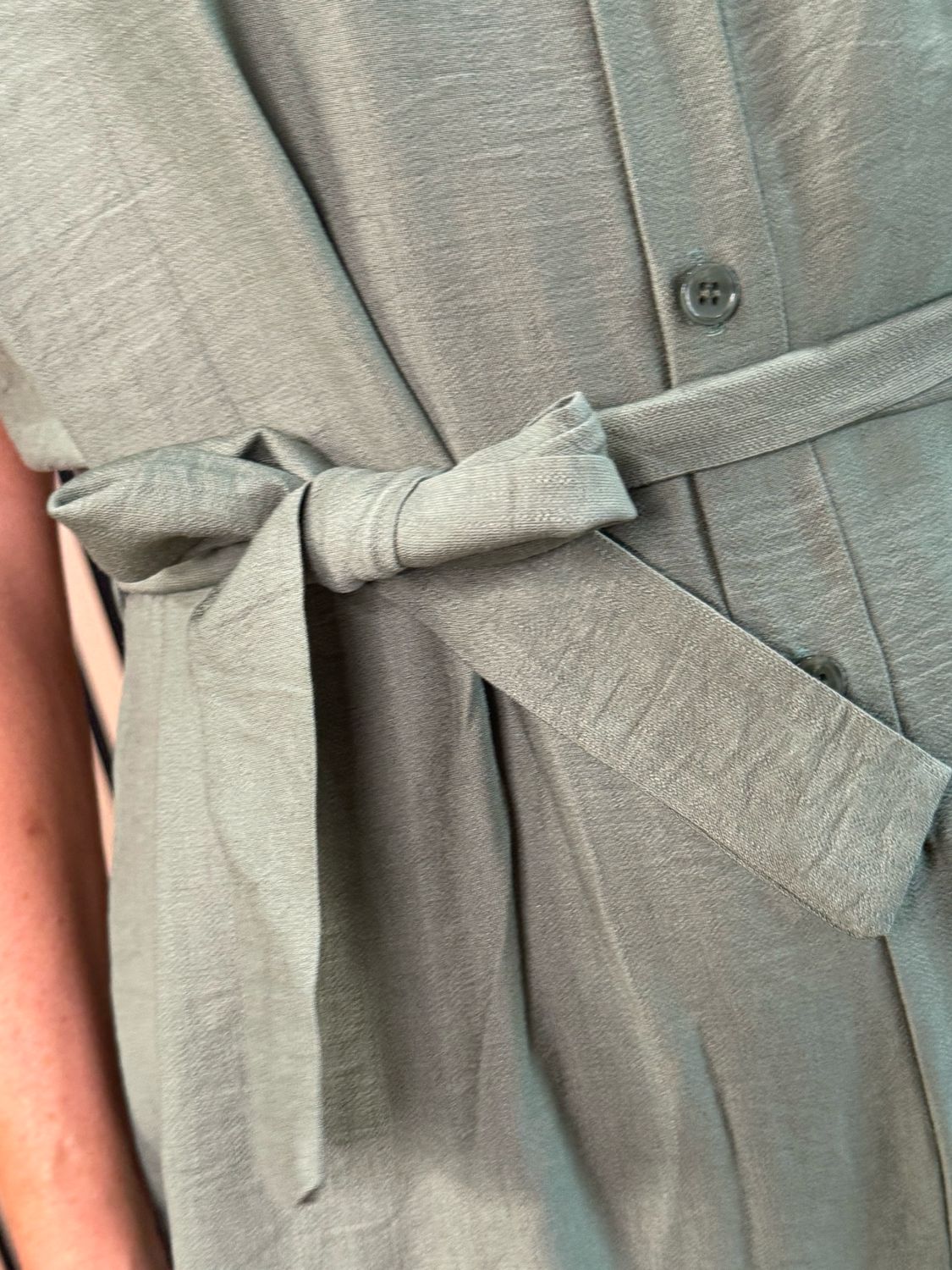 Luna Wide Leg Jump Suit - Khaki