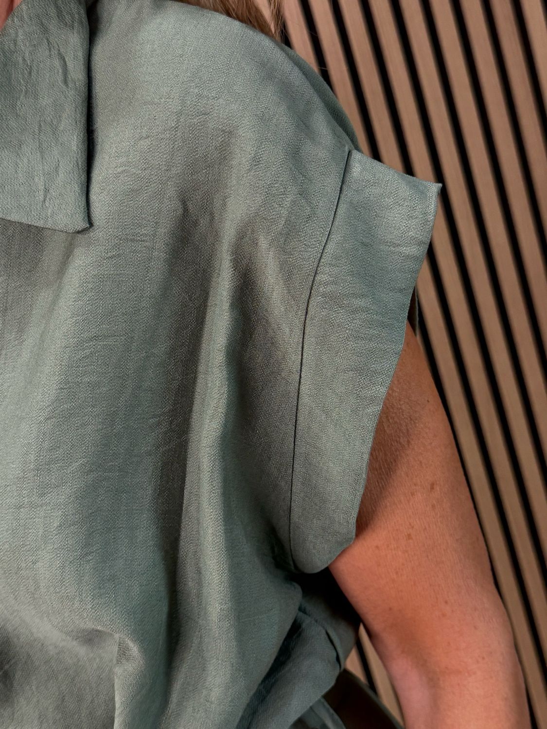 Luna Wide Leg Jump Suit - Khaki