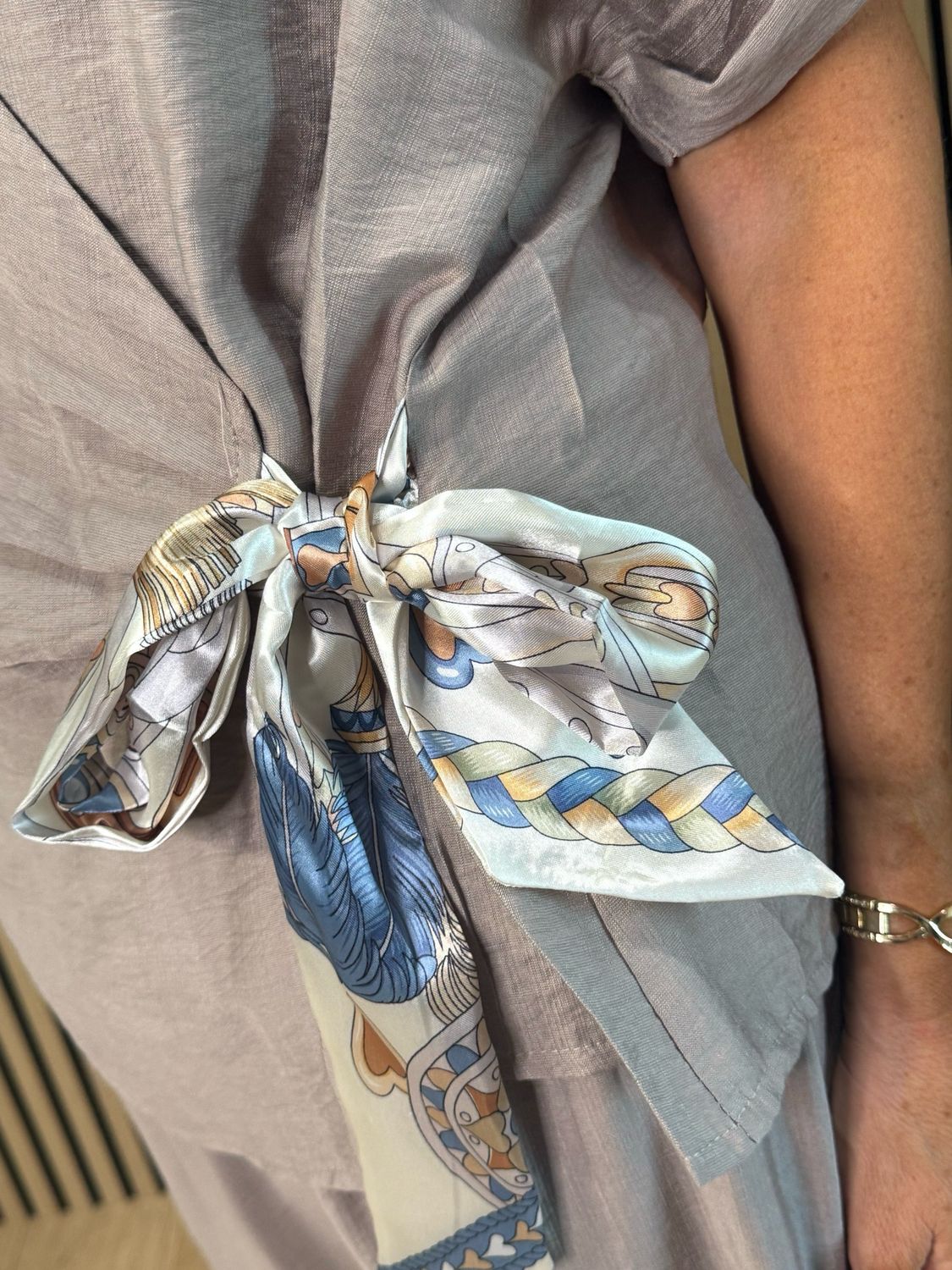 Luxe - Tie Waist Trouser Suit - Taupe