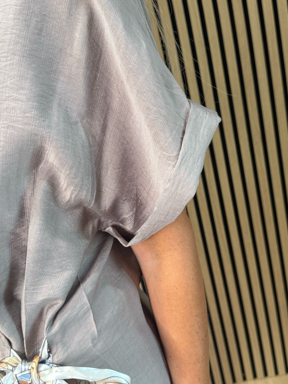 Luxe - Tie Waist Trouser Suit - Taupe