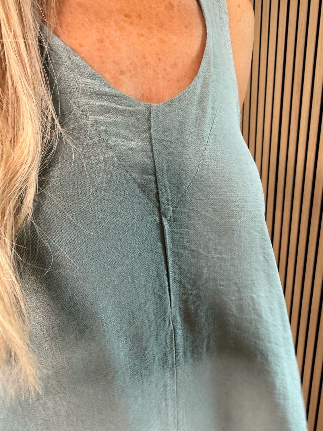 Easy Flow Midi Dress - Khaki