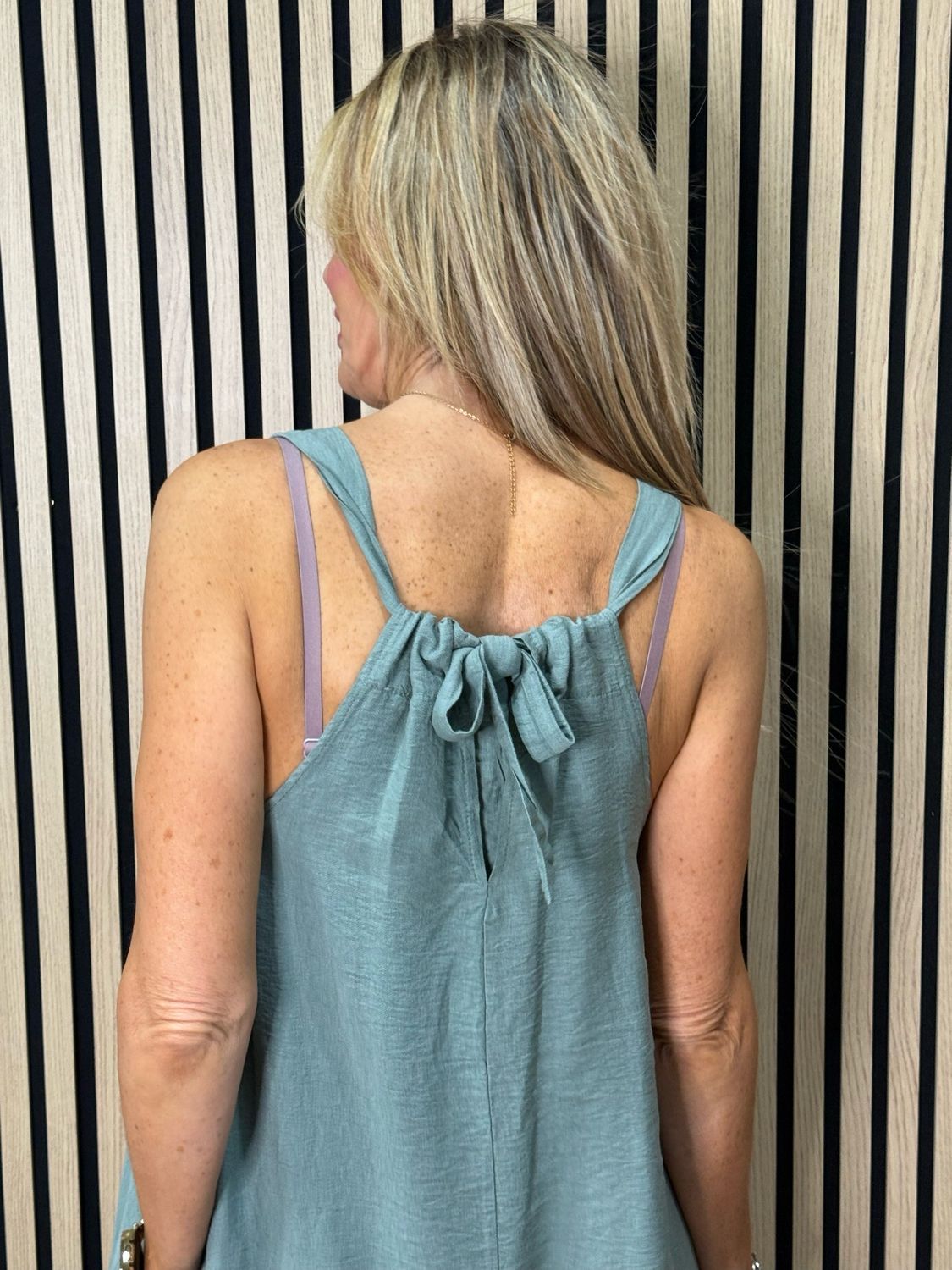 Easy Flow Midi Dress - Khaki