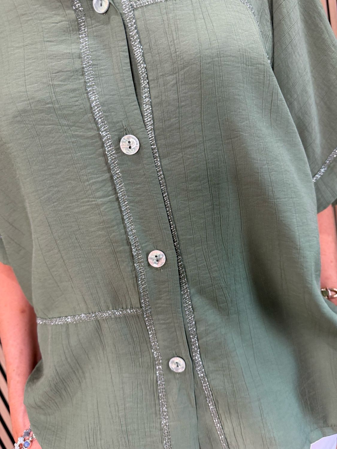 Hooded Lightweight Shirt - Khaki