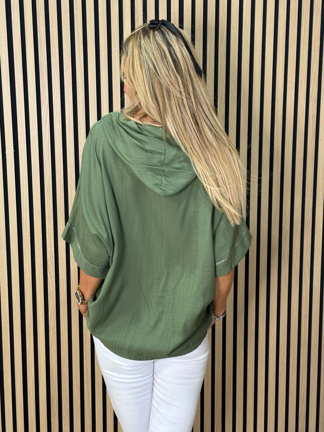 Hooded Lightweight Shirt - Khaki