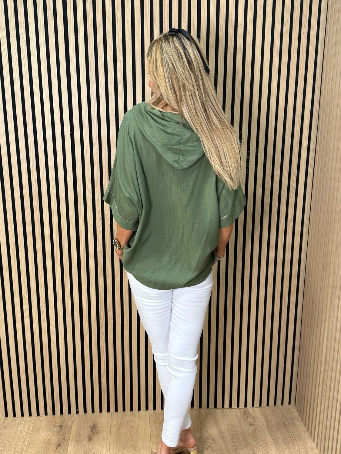 Hooded Lightweight Shirt - Khaki