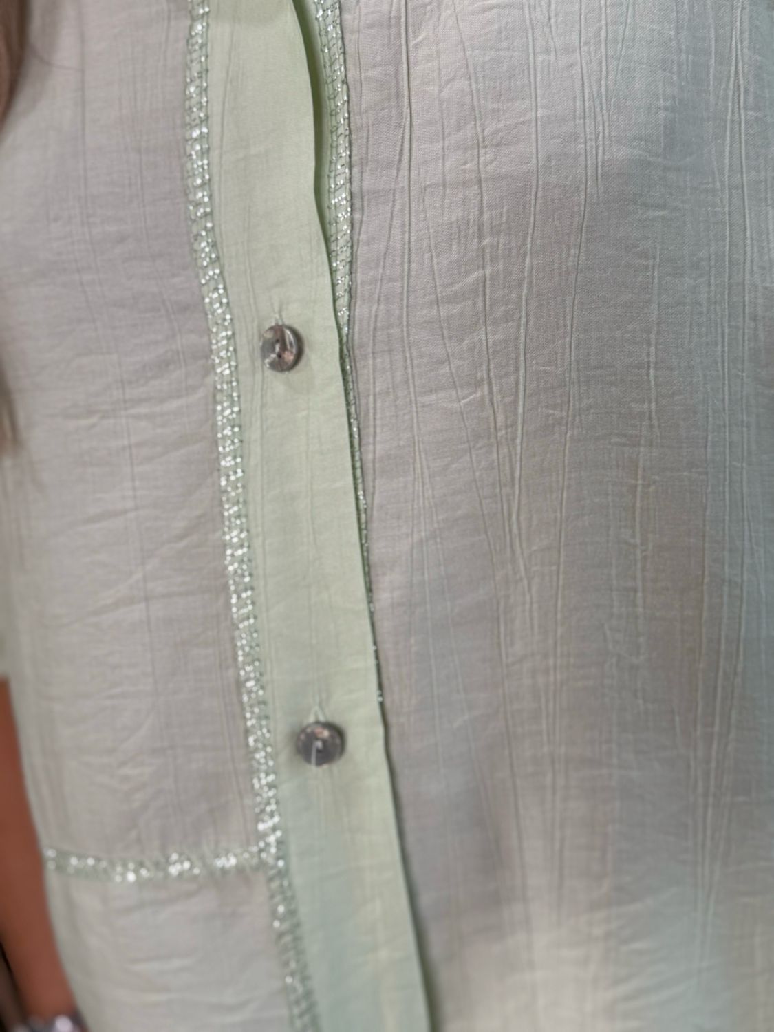 Hooded Lightweight Shirt - Mint