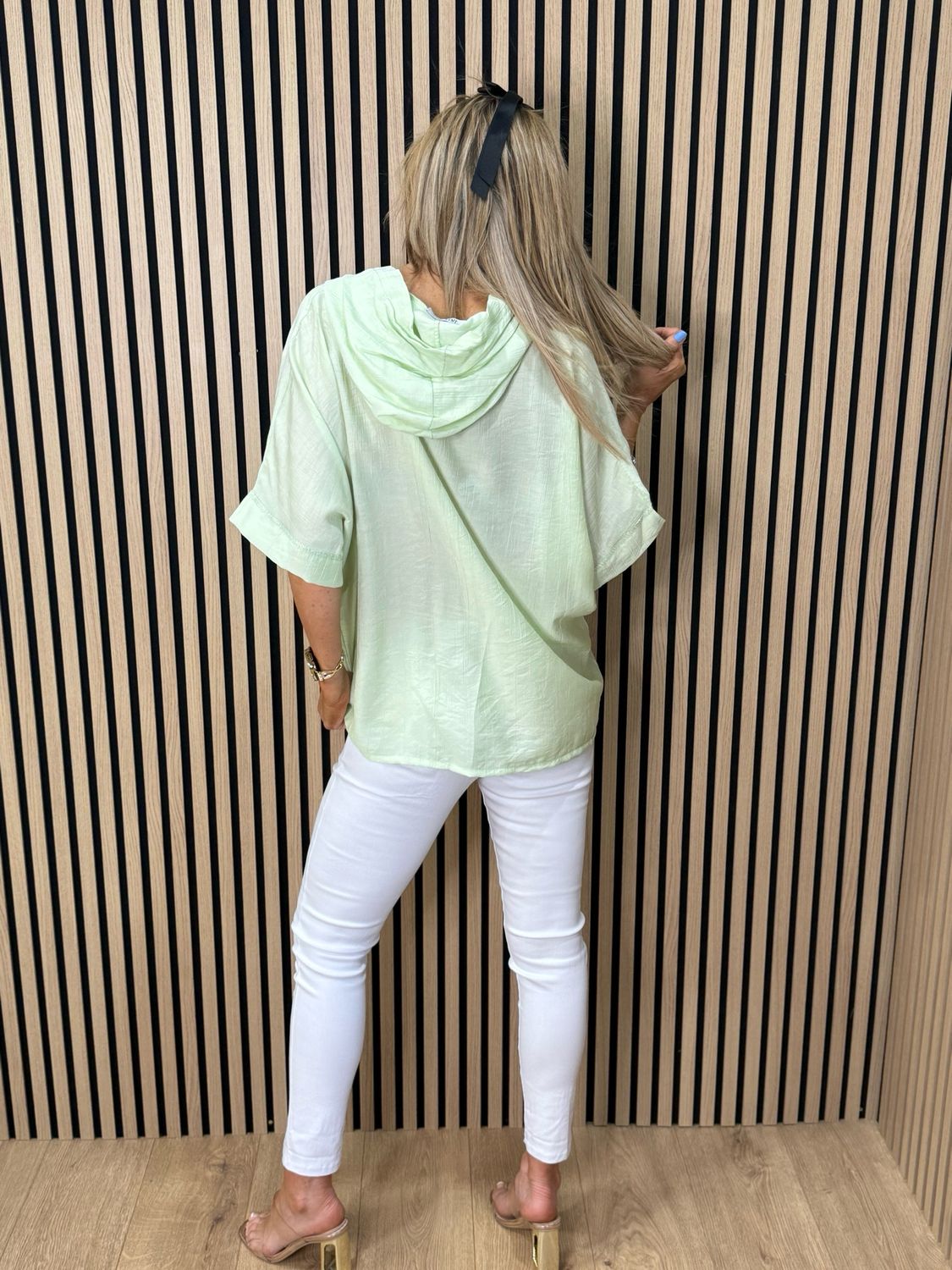 Hooded Lightweight Shirt - Mint