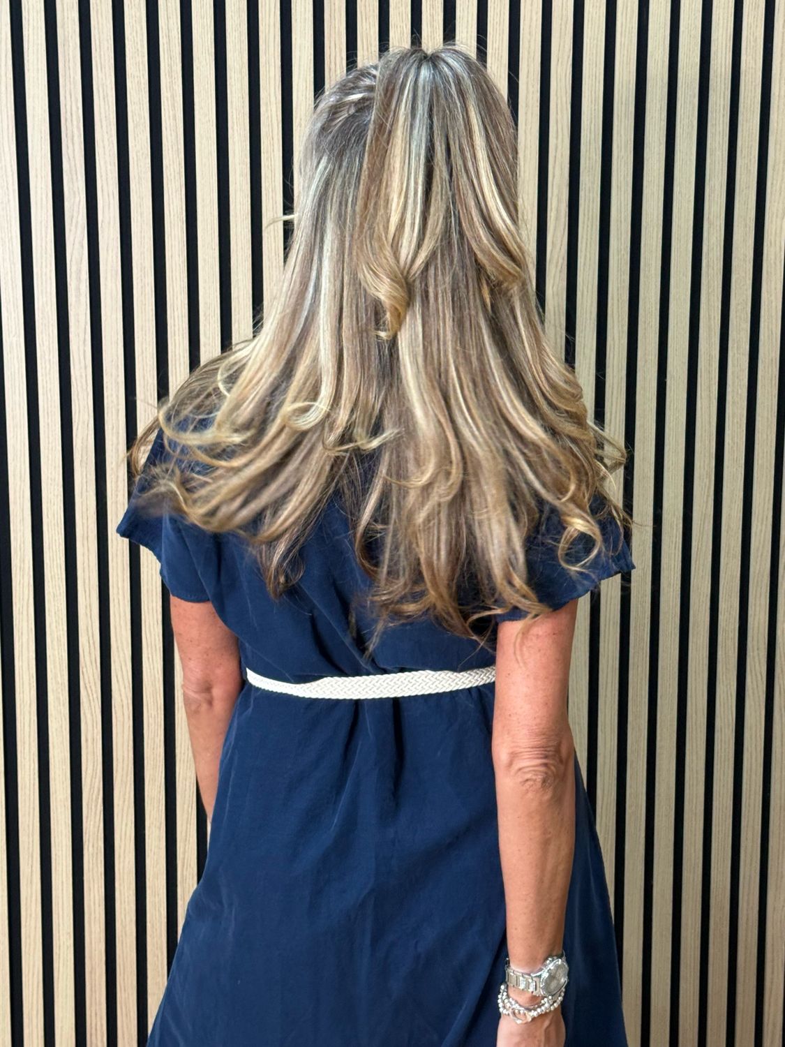 Cotton Utility Shirt Dress - Navy