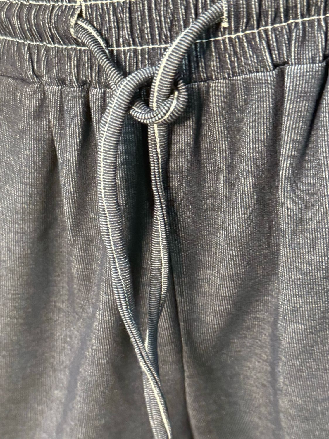 Contrast Stitch Zip Co-Ord Set - Denim Blue