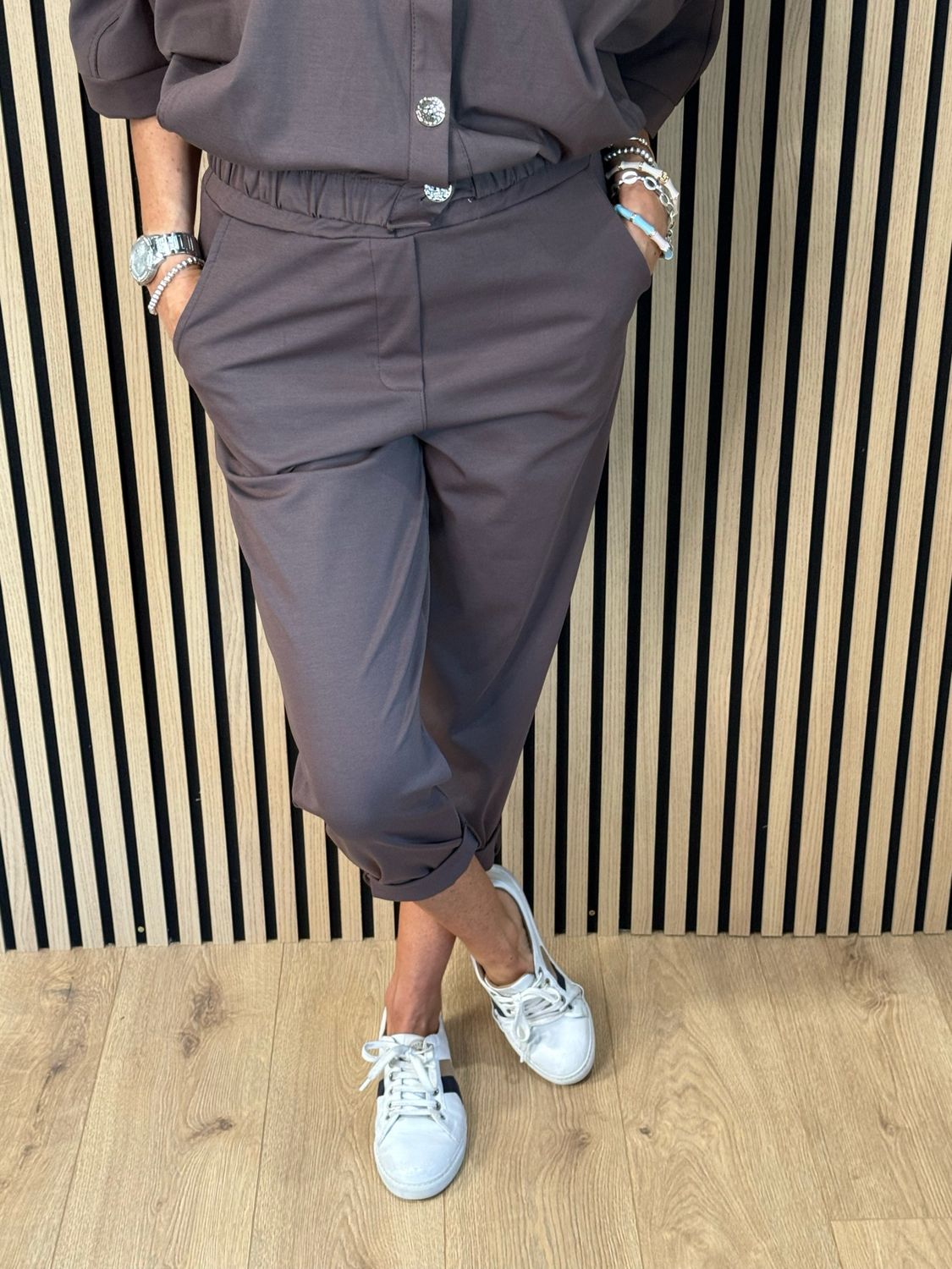 Effortless Utility Co-Ord Set - Chocolate