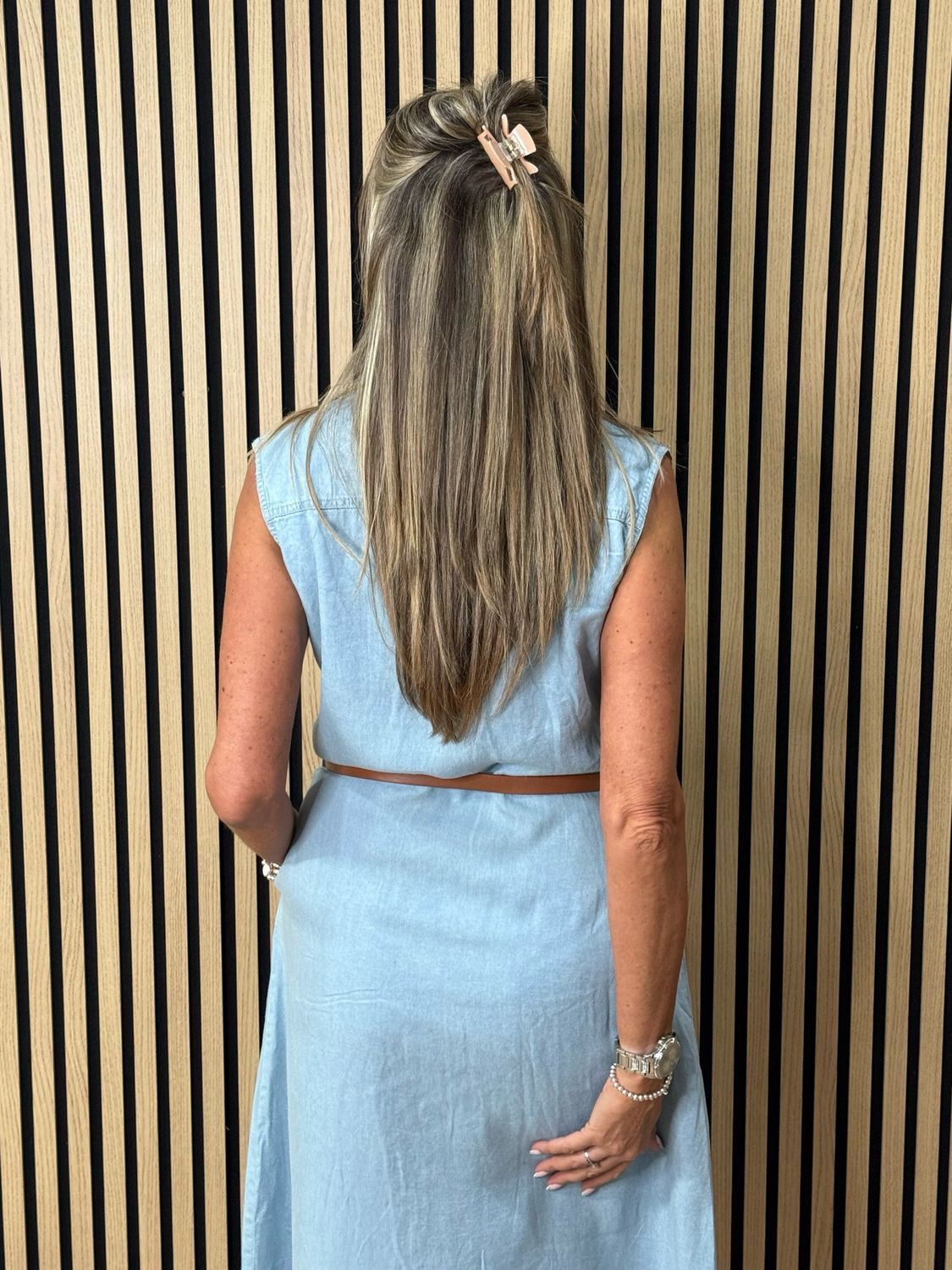 Bree - Denim Shirt Dress - Light Denim