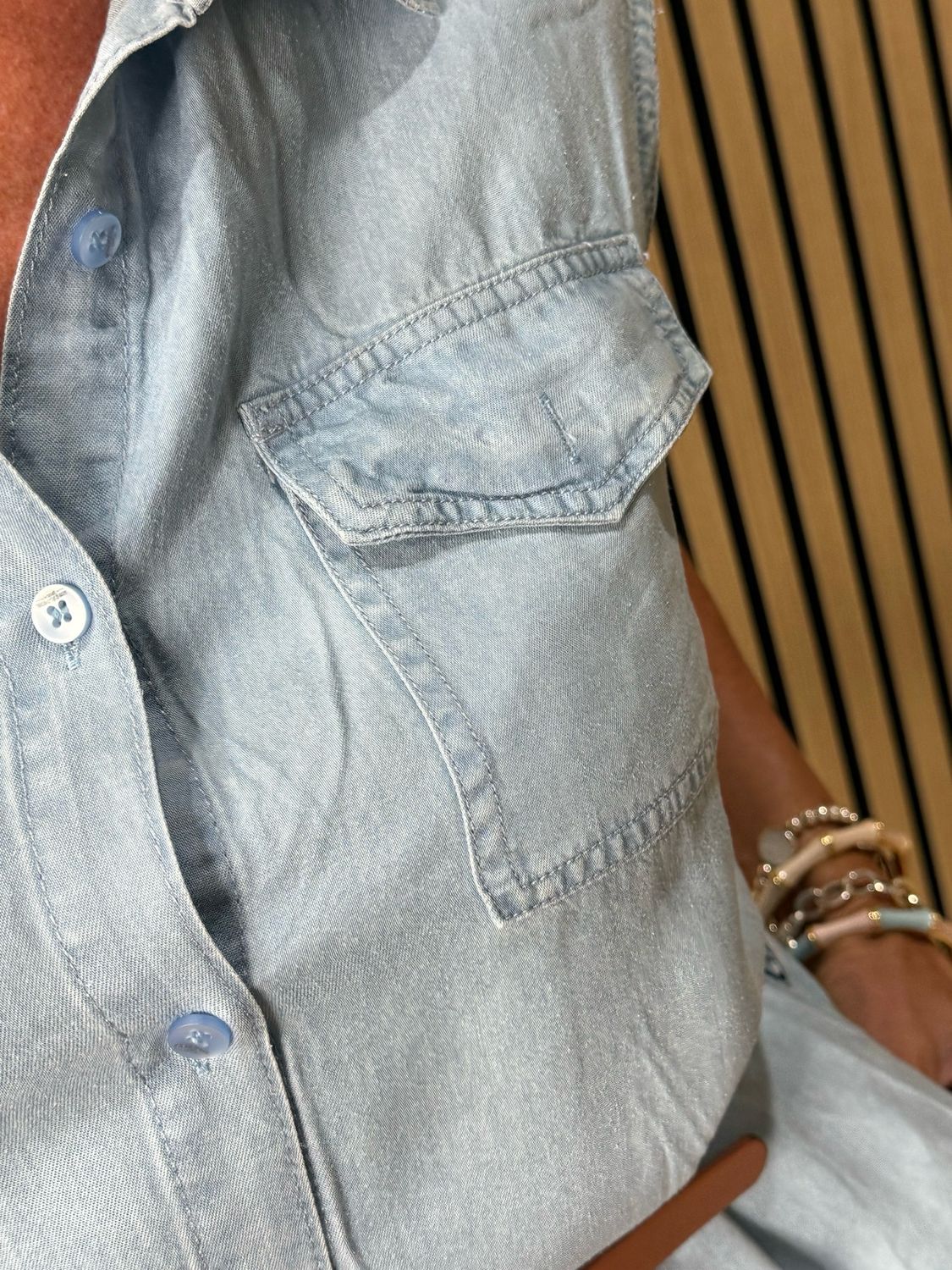 Bree - Denim Shirt Dress - Light Denim