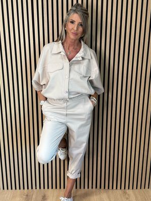 Effortless Utility Co-Ord - Cream