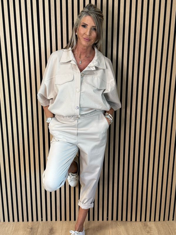 Effortless Utility Co-Ord - Cream