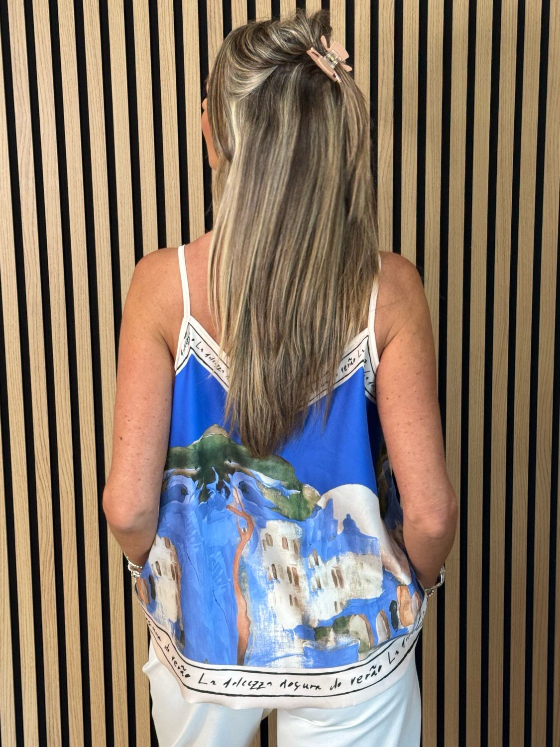 Cote D Azur Cami Top - Royal Blue