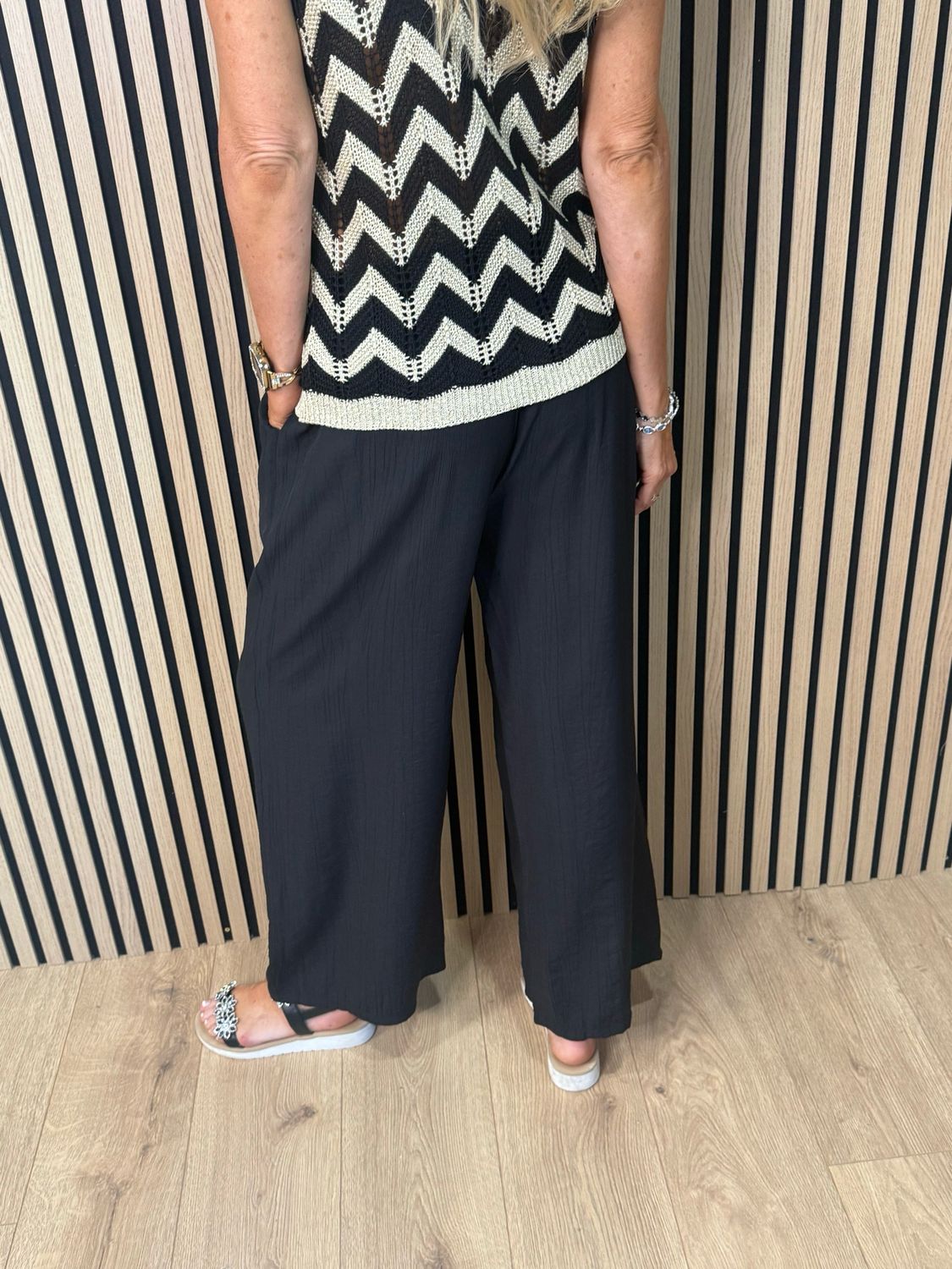 Lightweight Wide Leg Trousers