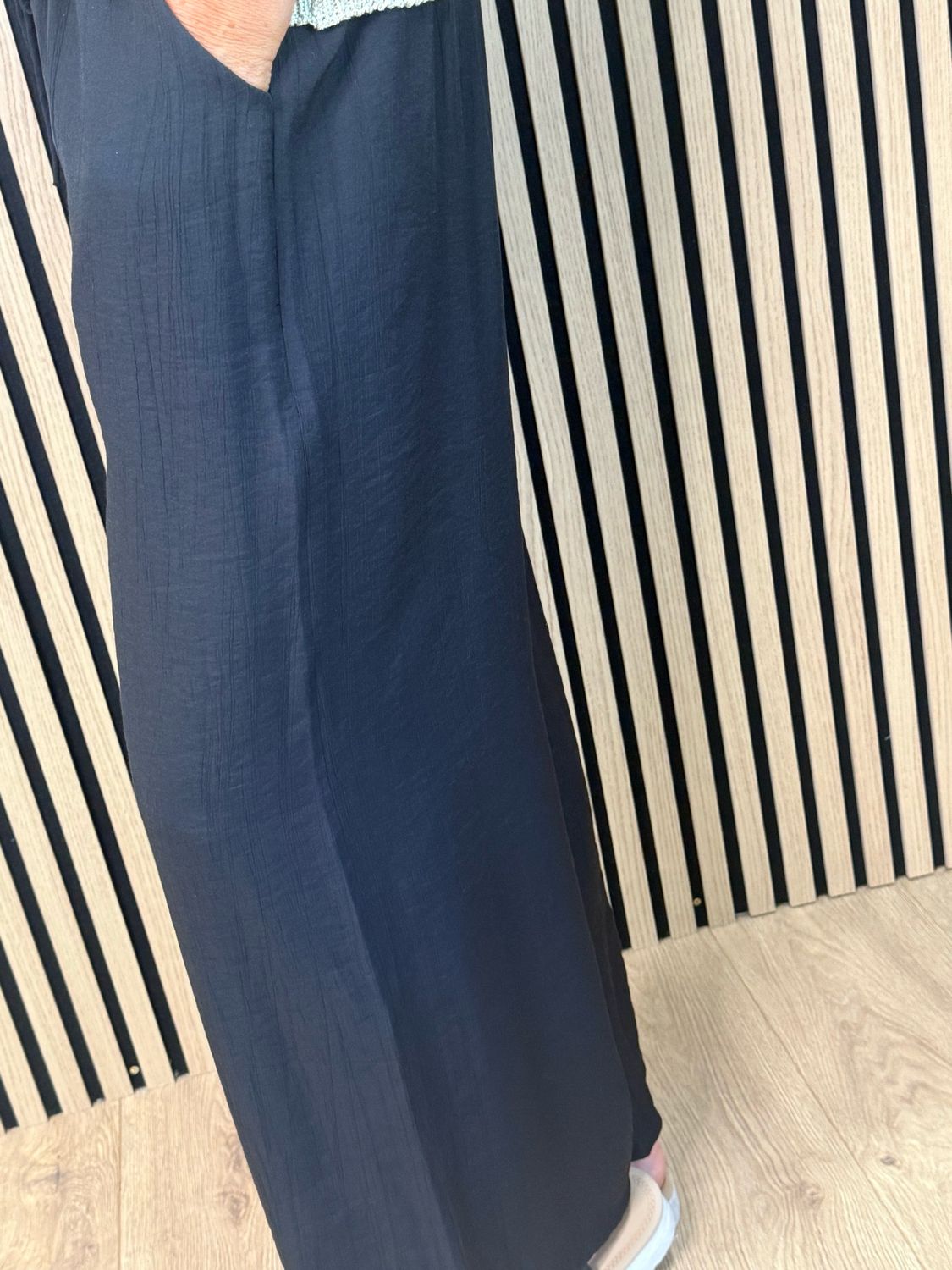 Lightweight Wide Leg Trousers