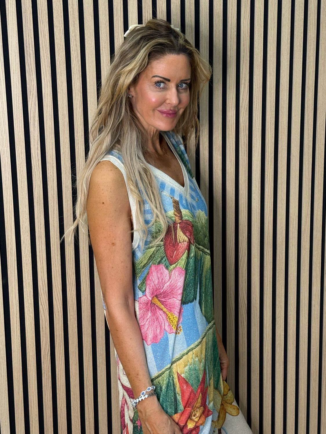 Rio - Tropical Shimmer Maxi Dress - Multi