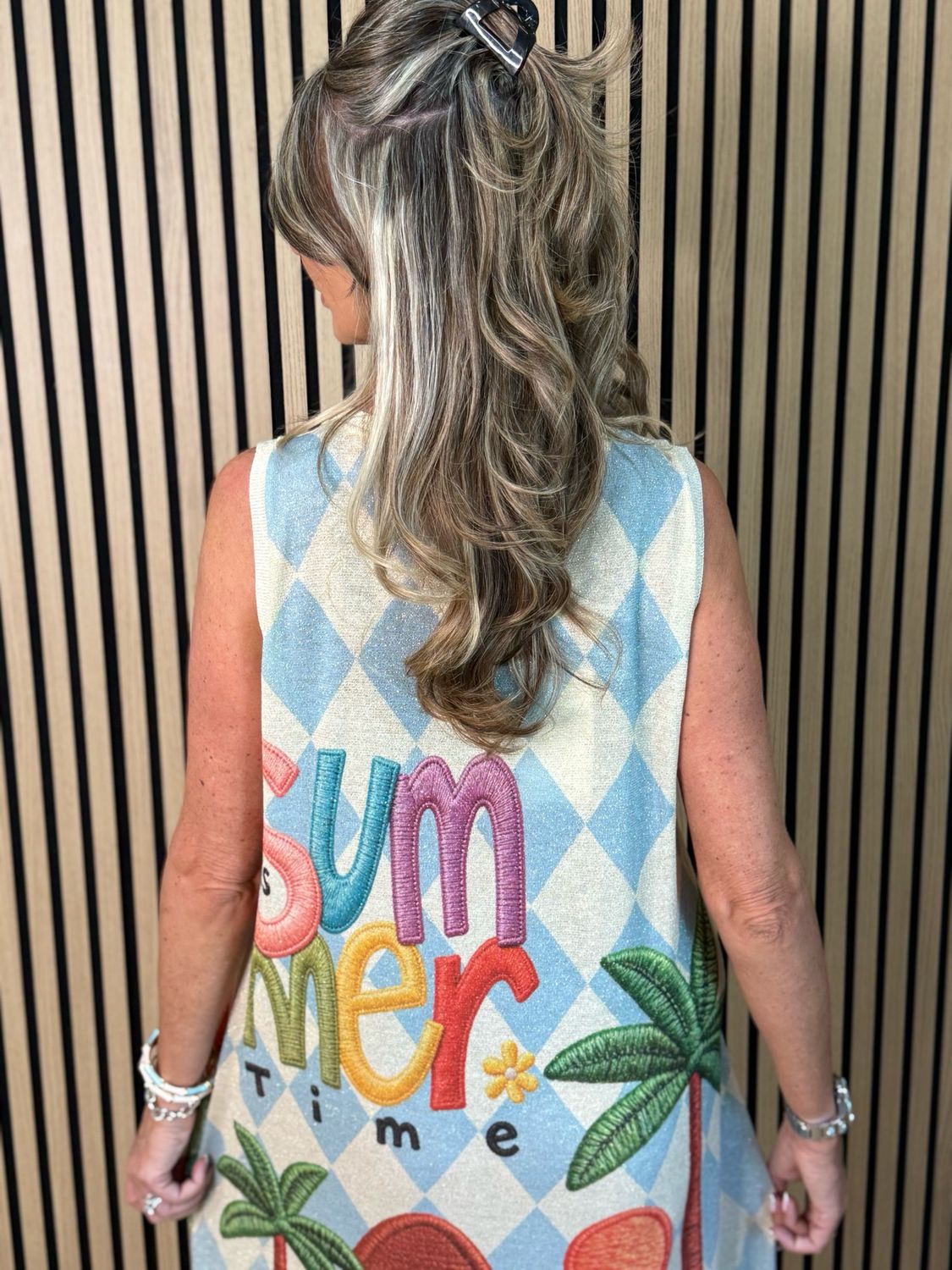 Santorini - Sunset Shimmer Maxi Dress - Multi