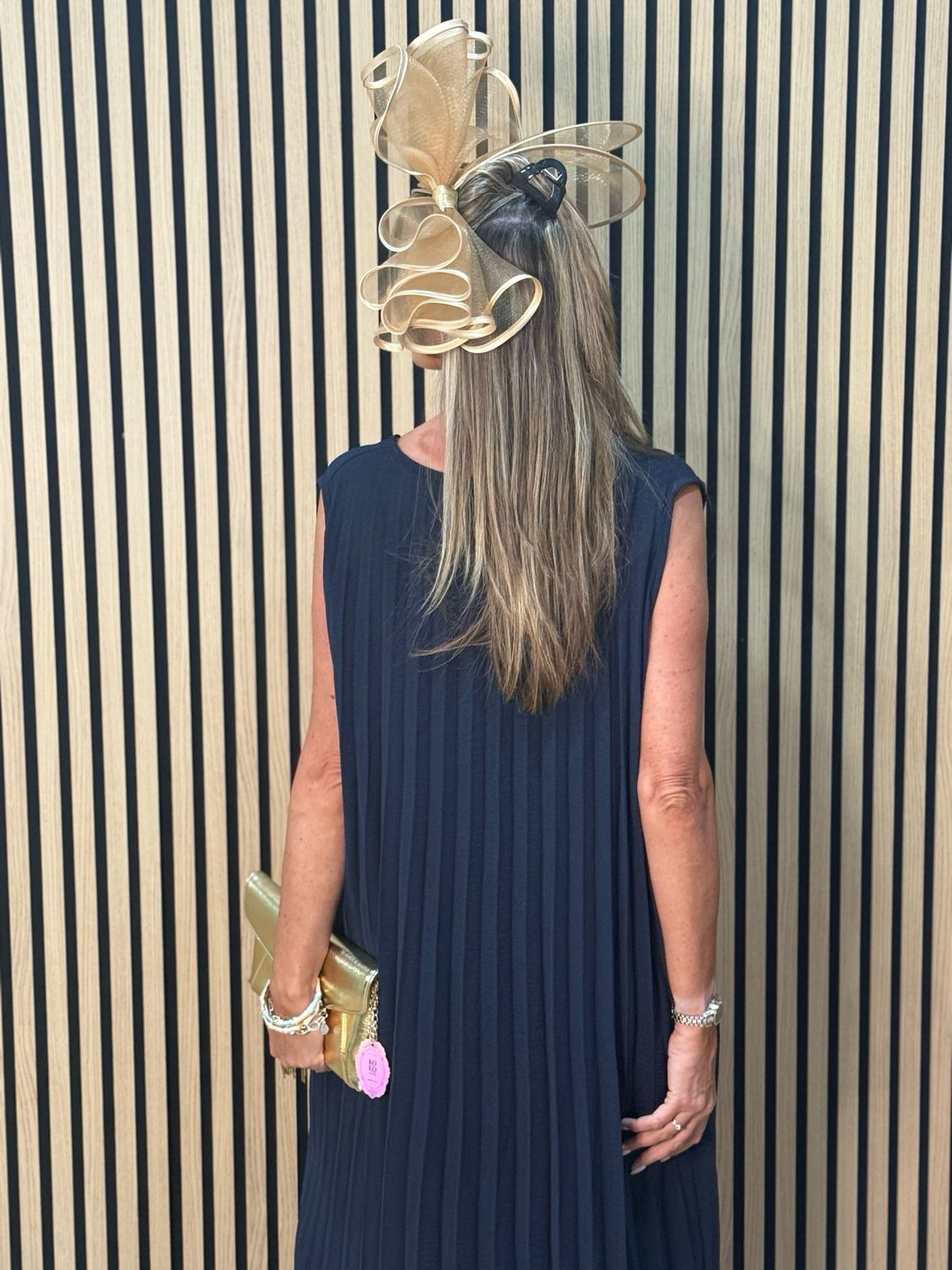 Sophia Pleated Trouser Suit - Navy