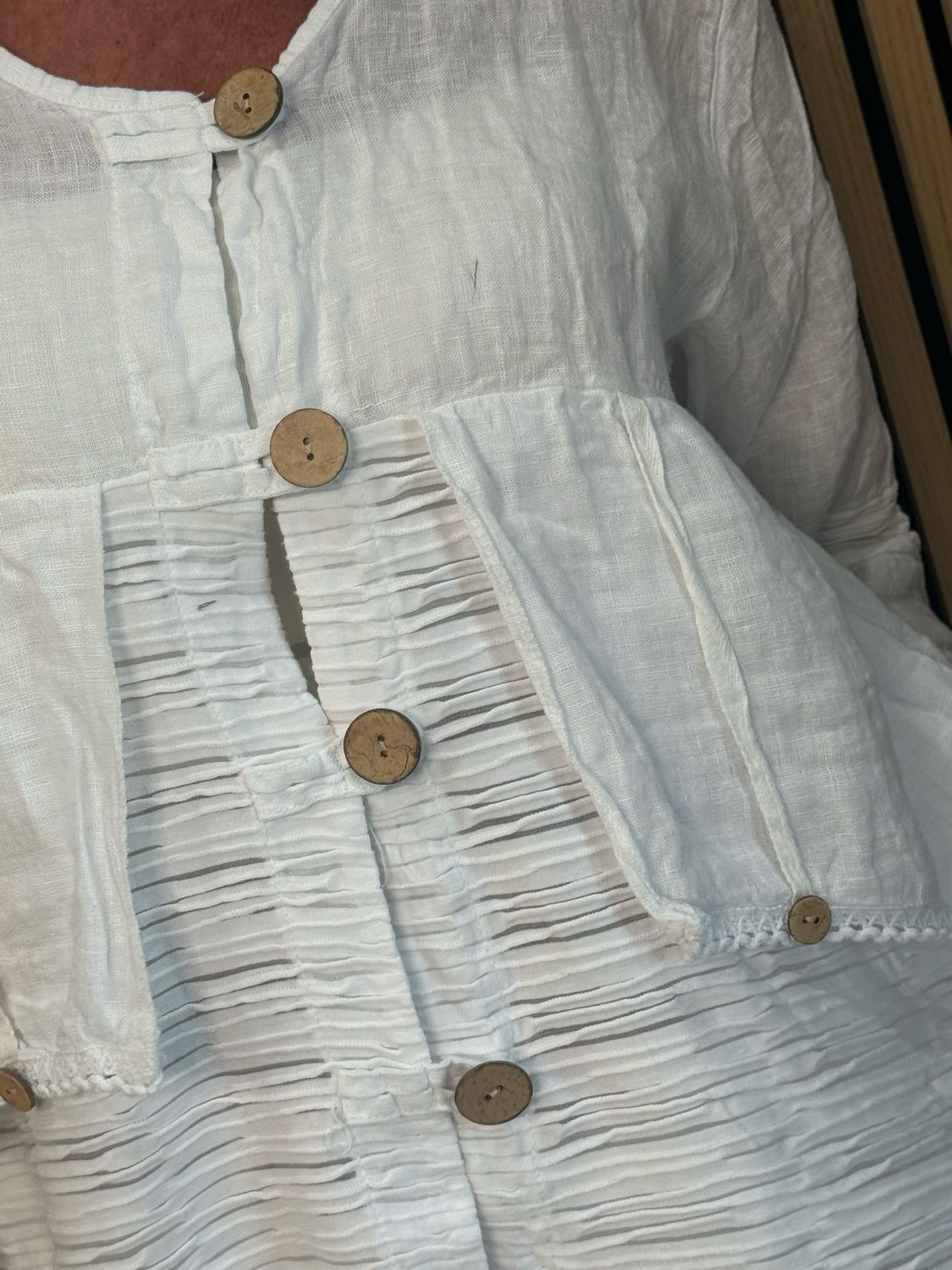 Linen Trouser Suit Set - White