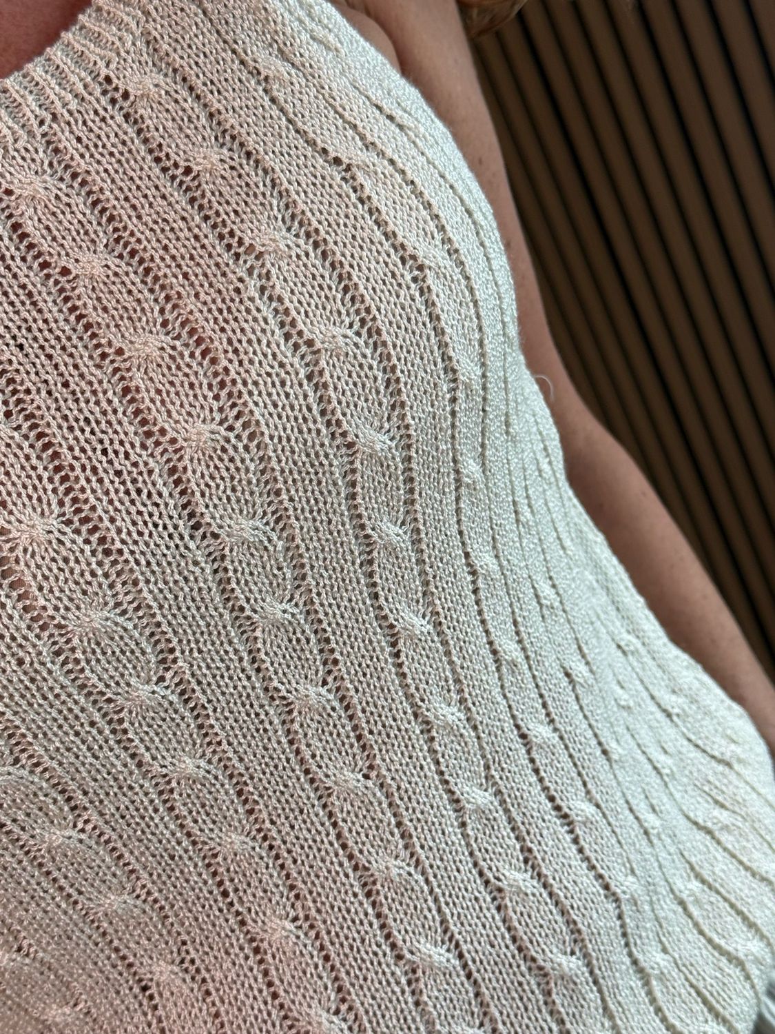 Knitted Cami Top - Cream