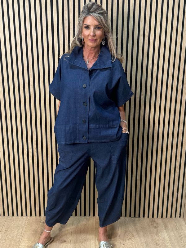 Denim Co-Ord Set - Dark Denim