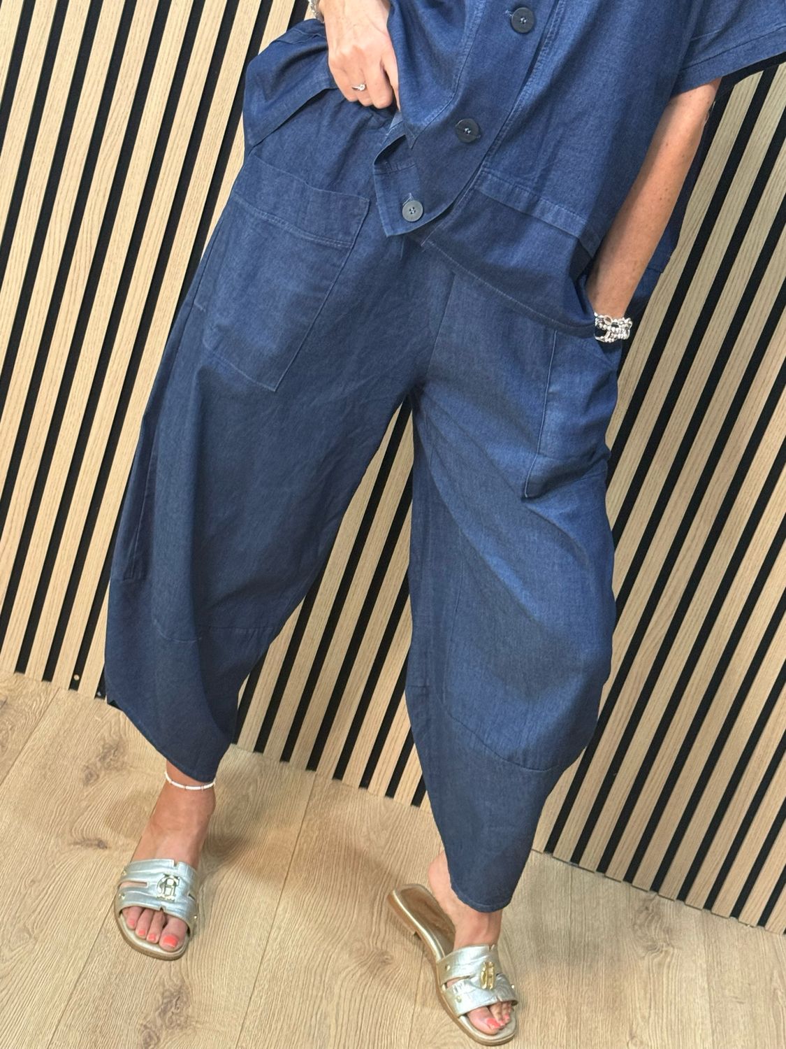 Denim Co-Ord Set - Dark Denim