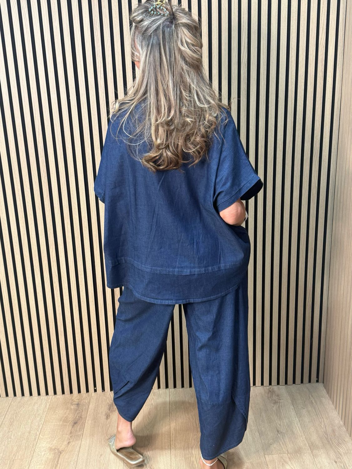 Denim Co-Ord Set - Dark Denim
