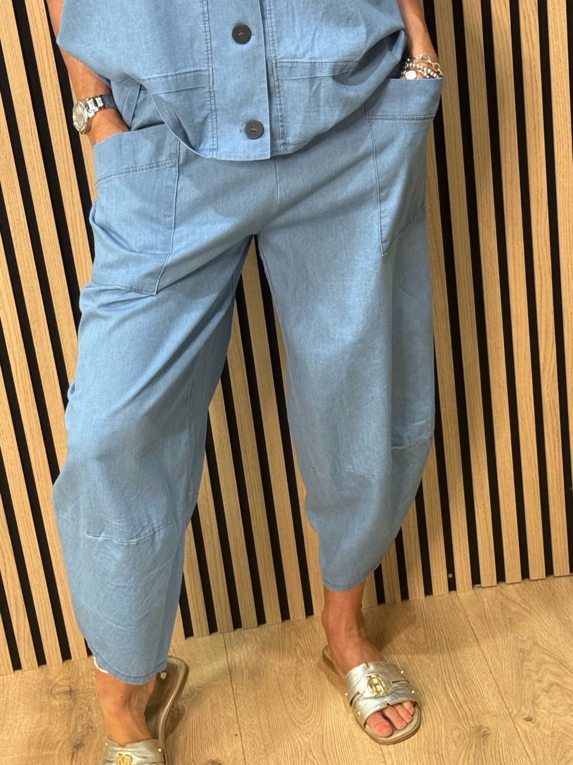Denim Co-Ord Set - Light denim