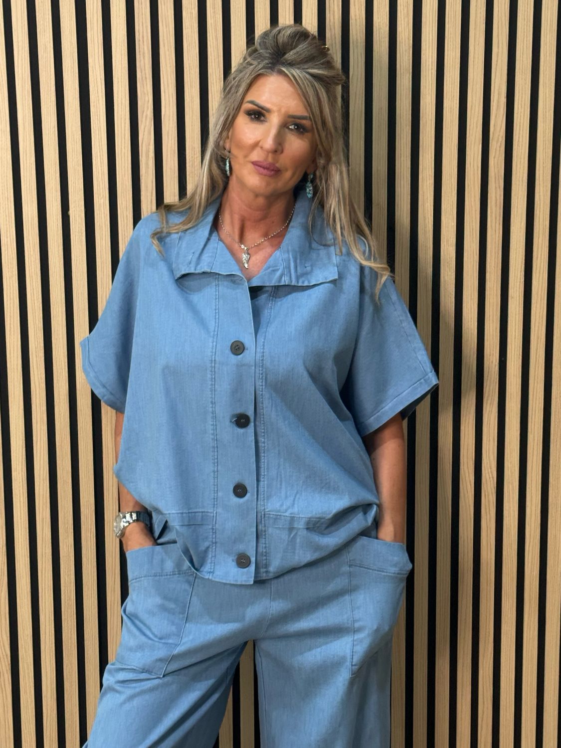 Denim Co-Ord Set - Light denim