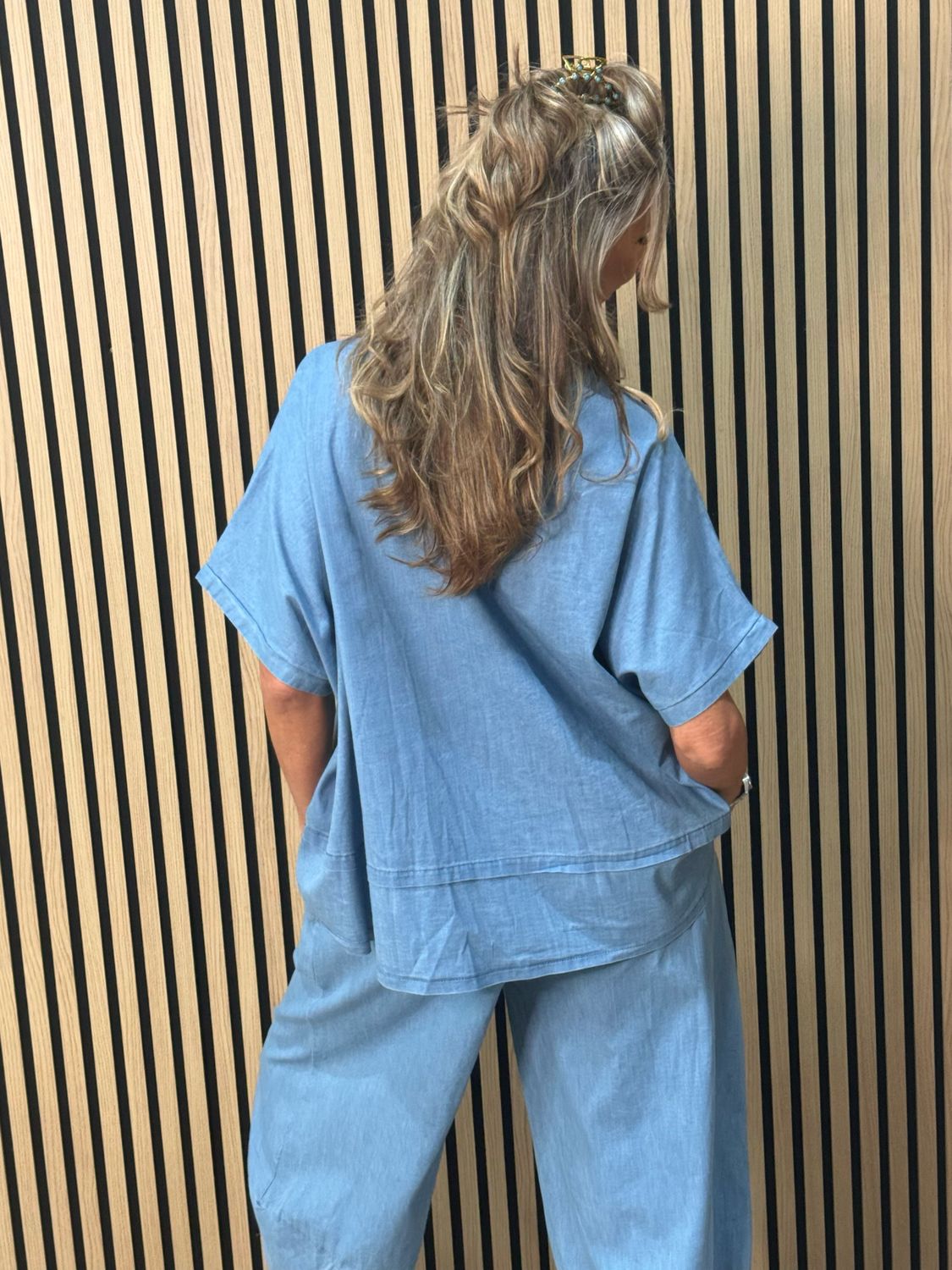 Denim Co-Ord Set - Light denim